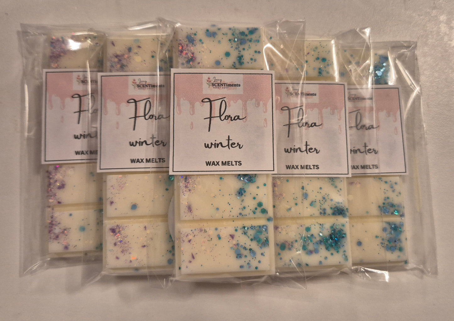 Flora collection scents snap bar wax melts