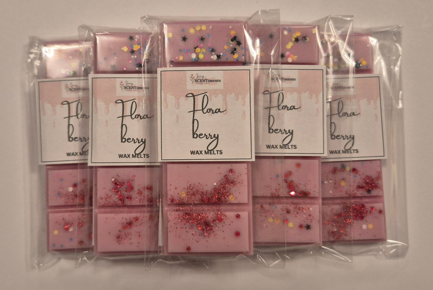Flora collection scents snap bar wax melts