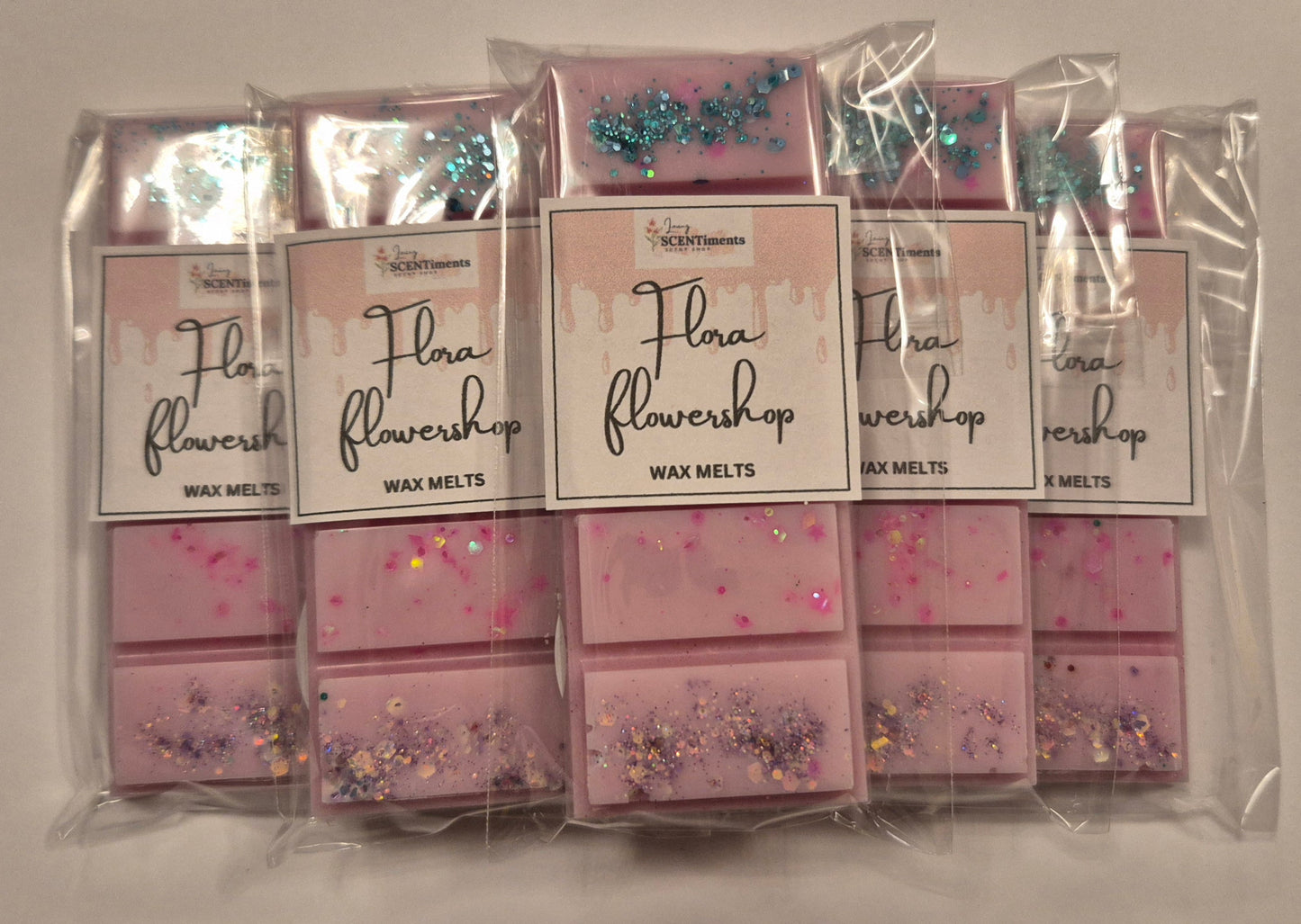 Flora collection scents snap bar wax melts