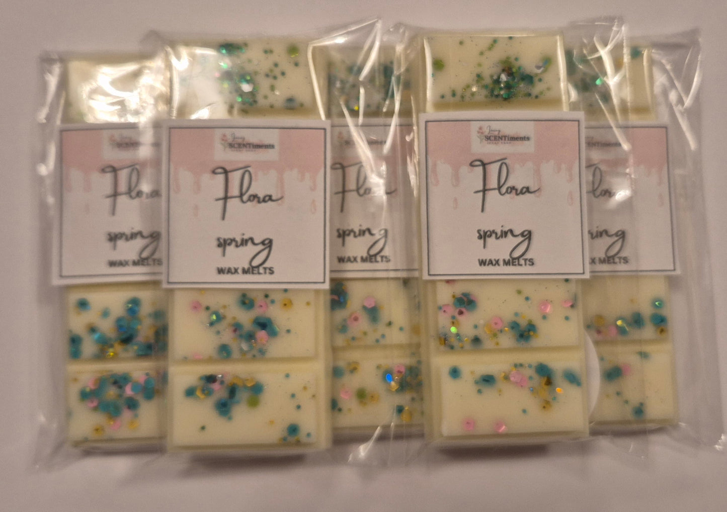 Flora collection scents snap bar wax melts