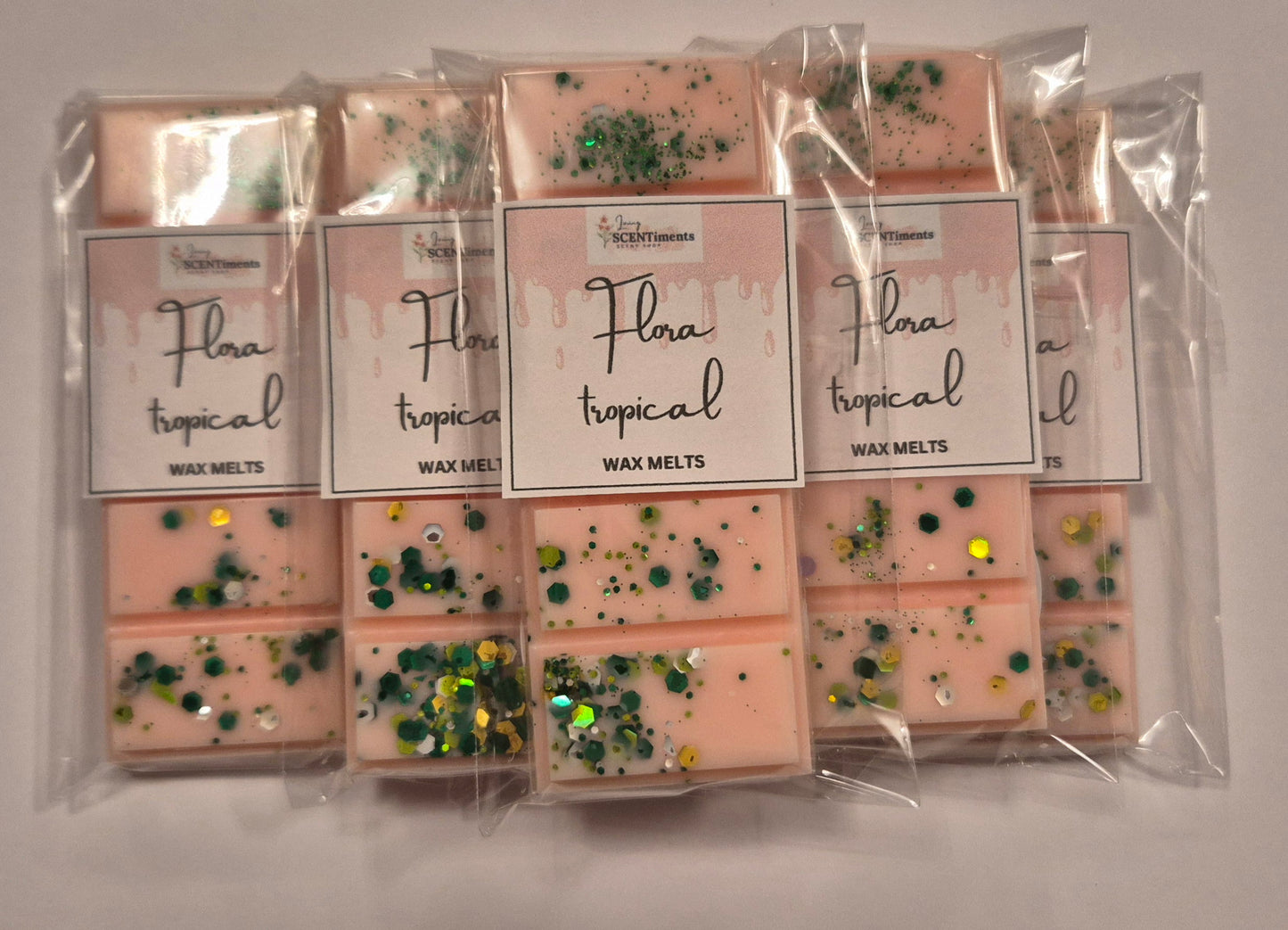 Flora collection scents snap bar wax melts