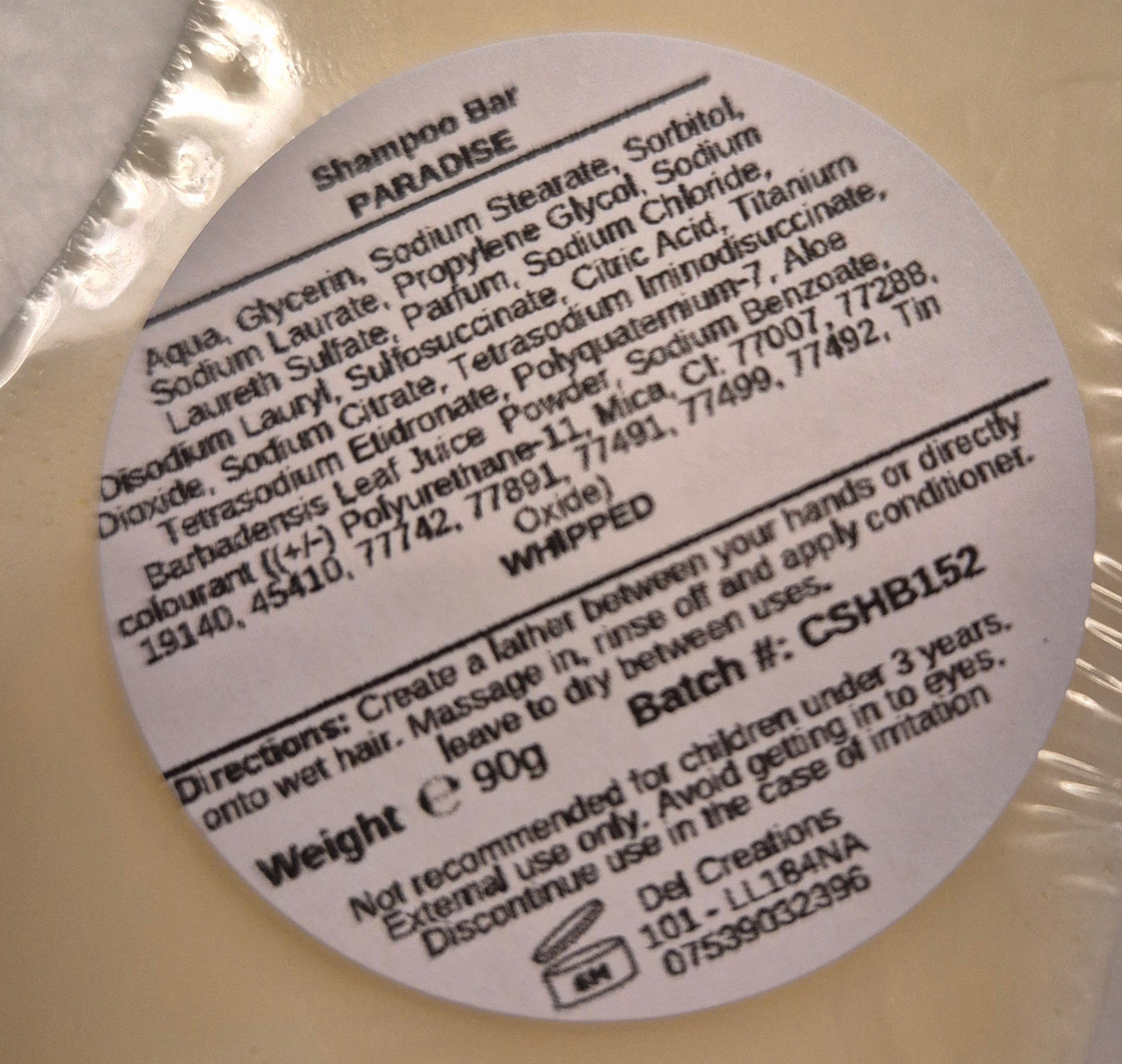 Shampoo Bar 90g
