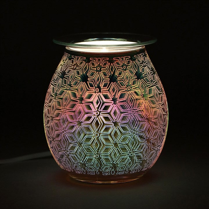 Glowing electrical burner