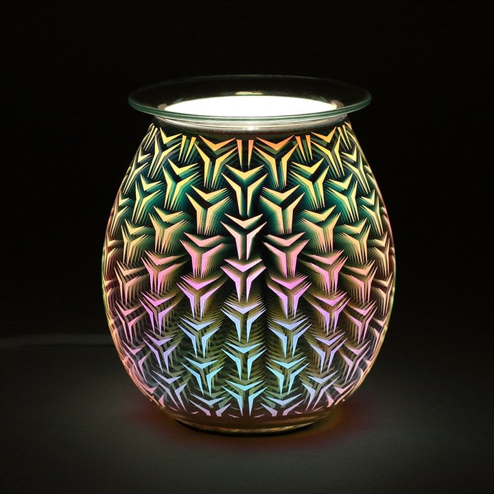 Glowing electrical burner