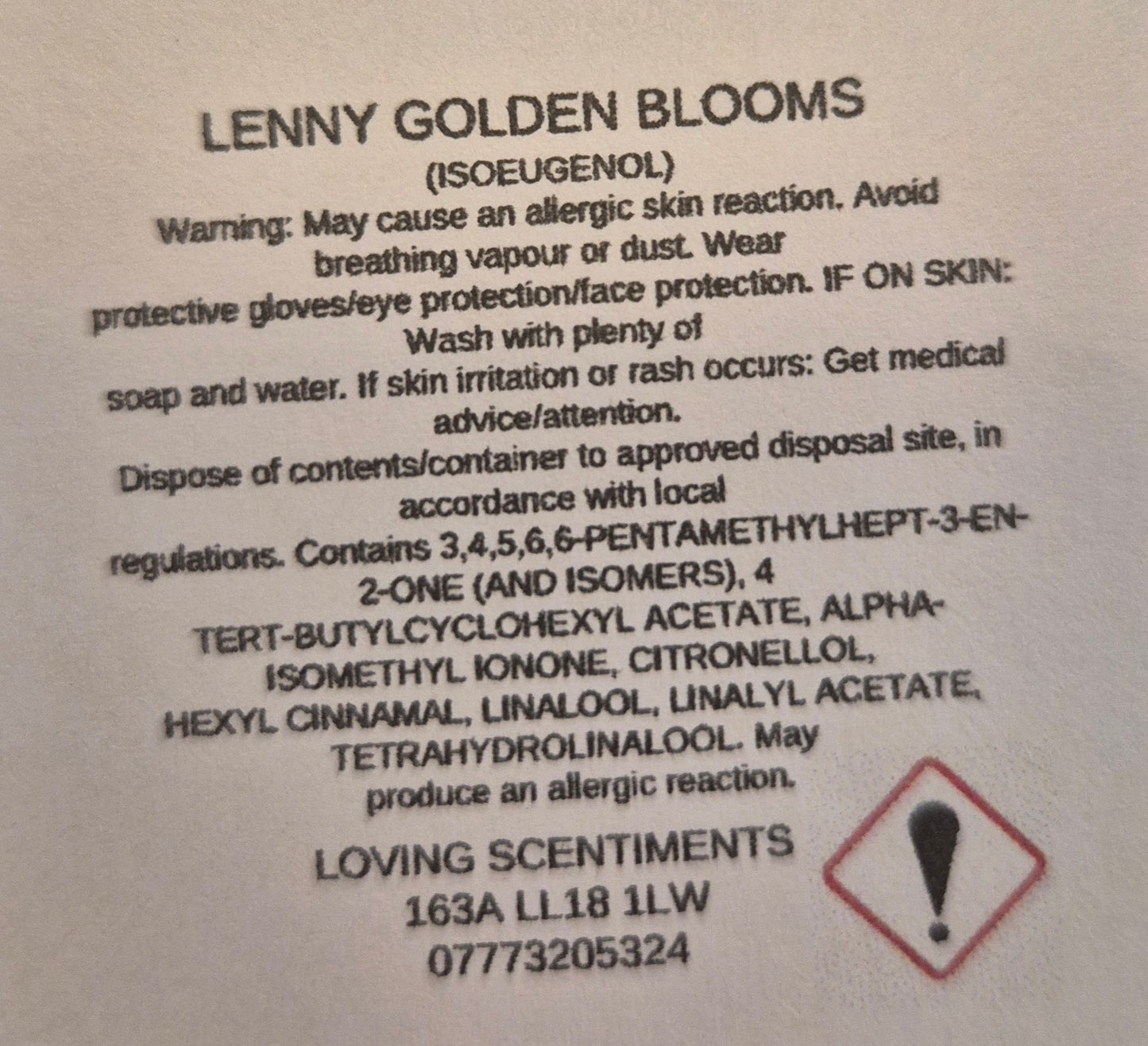 Lenny collection scents snap bar wax melts