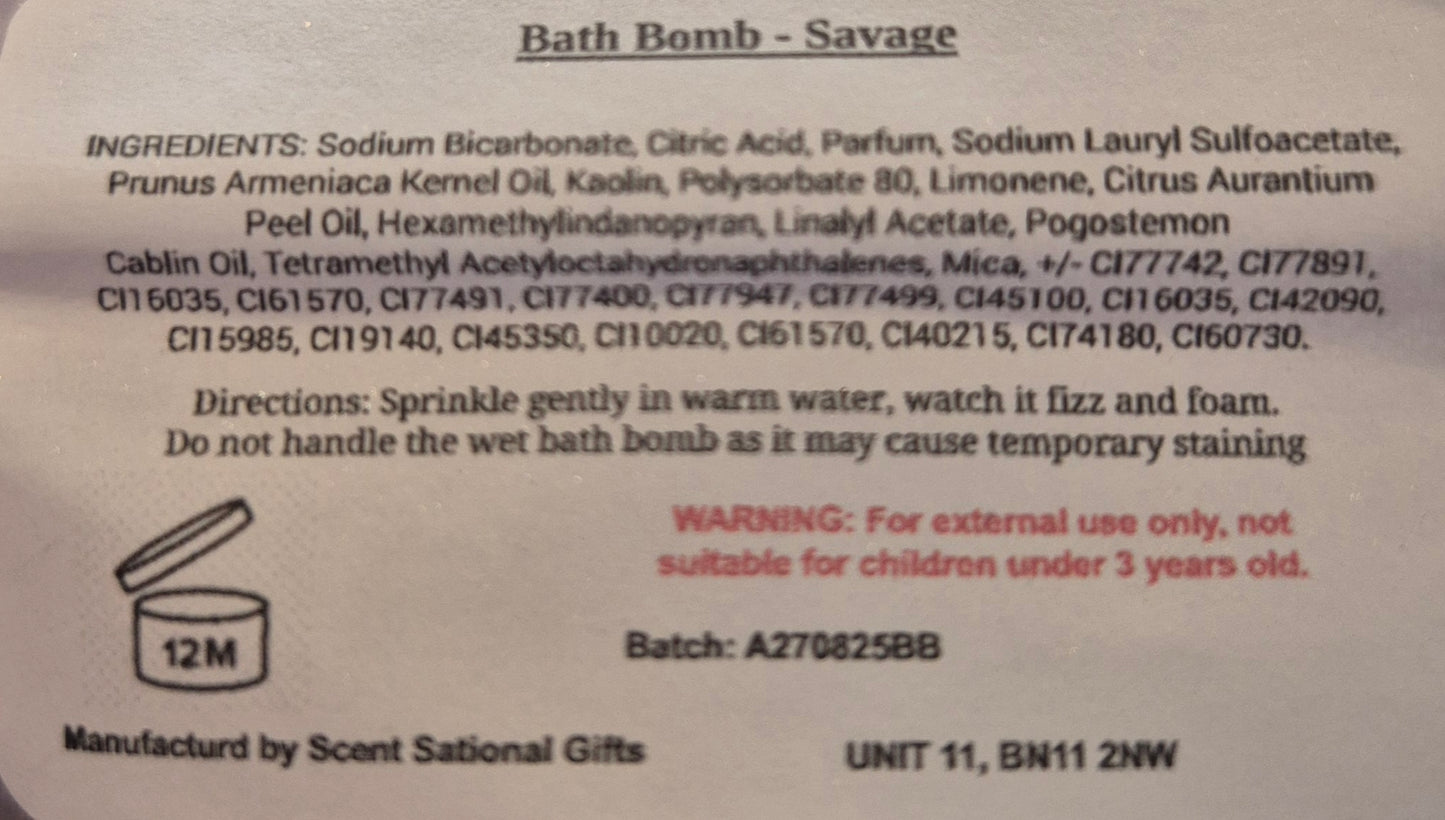 Bath bomb RANDOM