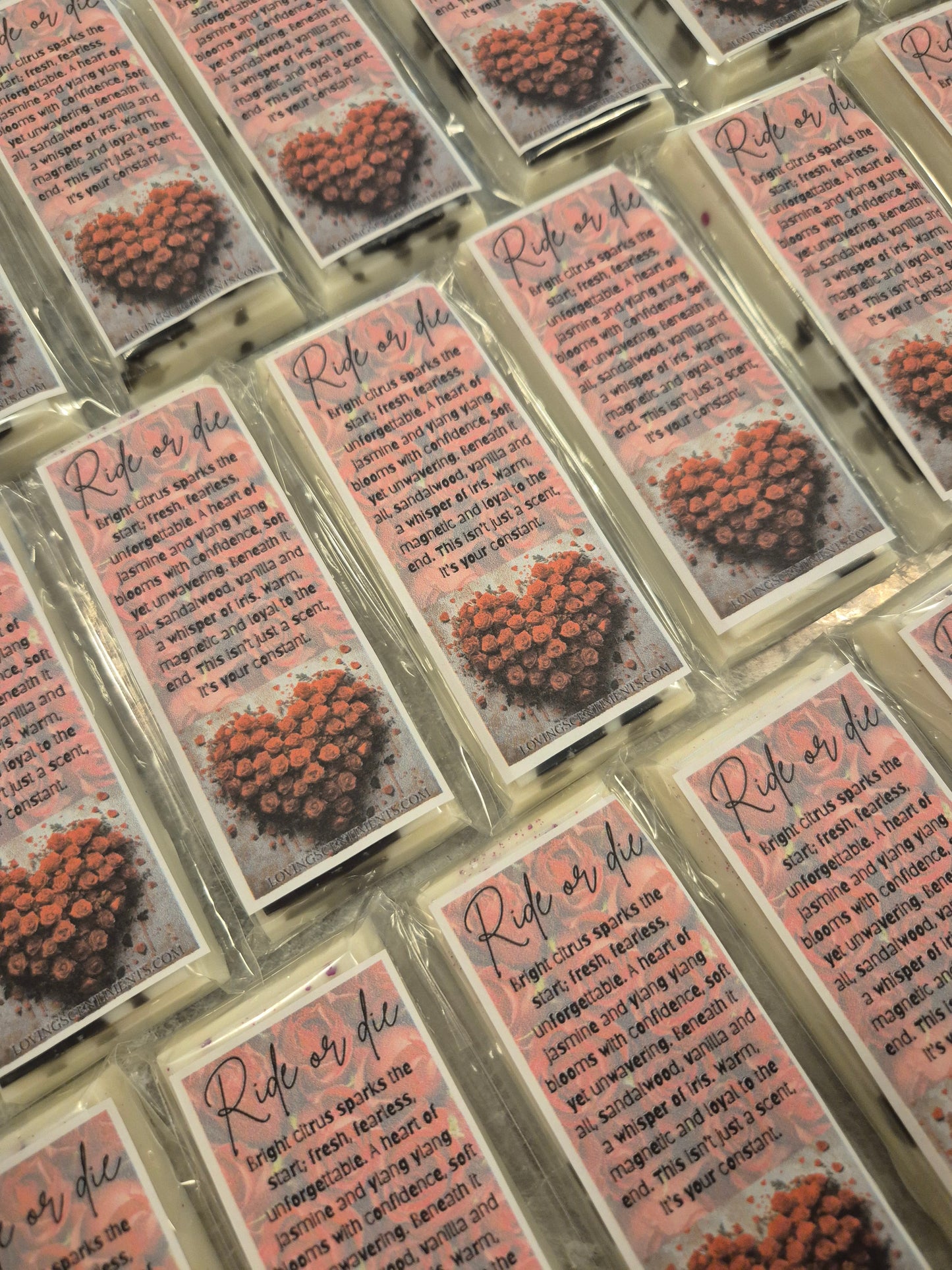 Valentines snap bar wax melts