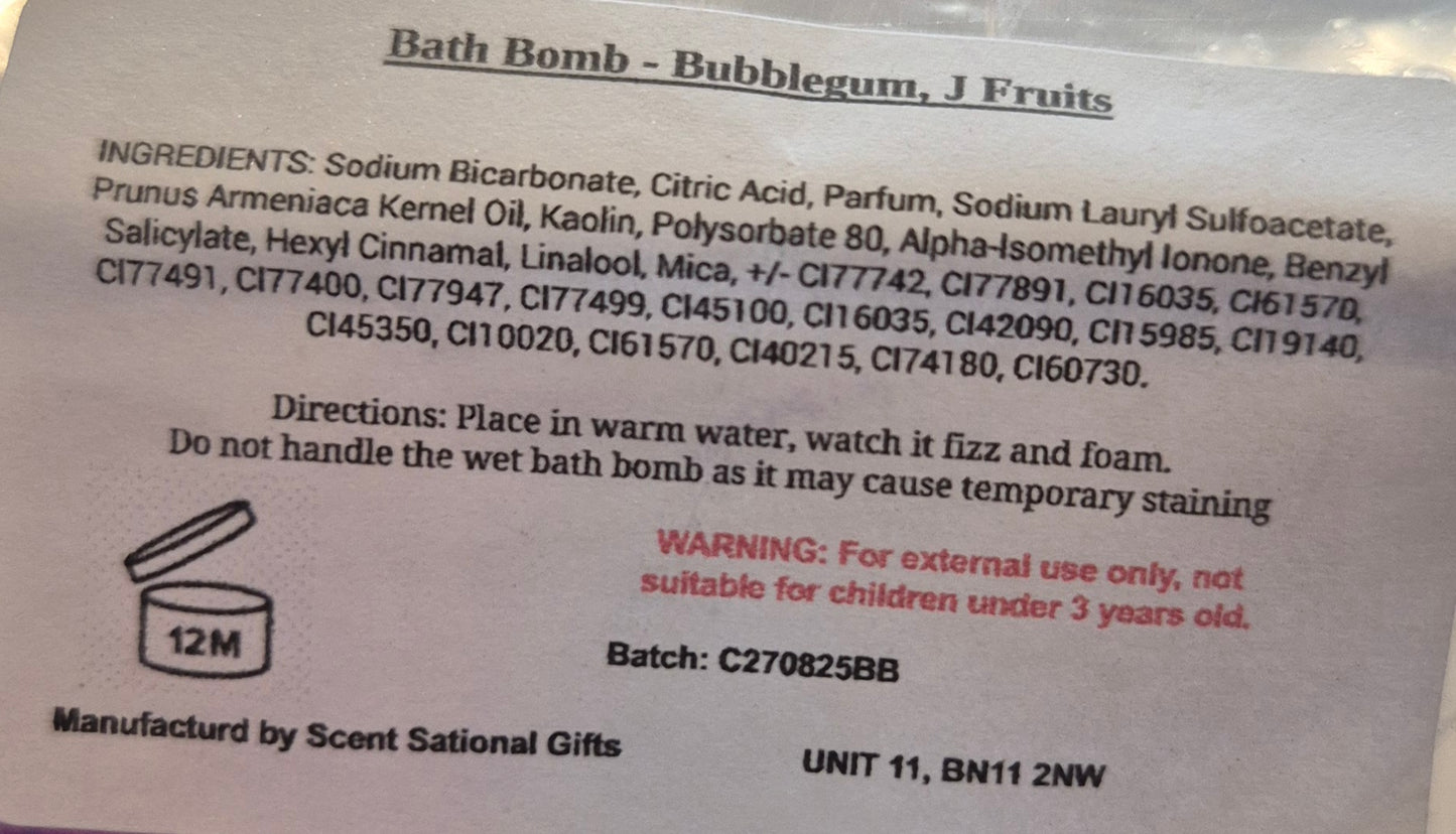 Bath bomb RANDOM