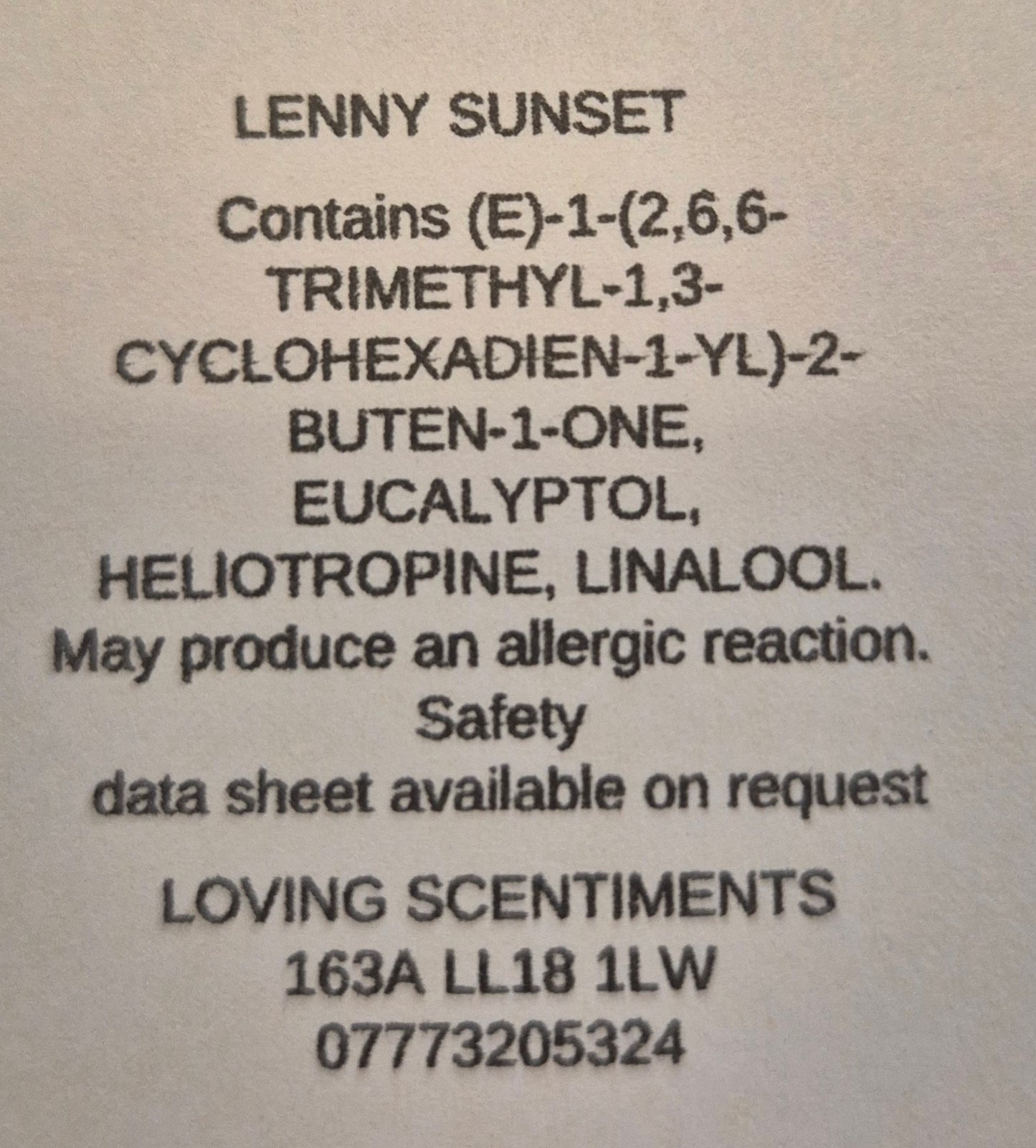 Lenny collection scents snap bar wax melts