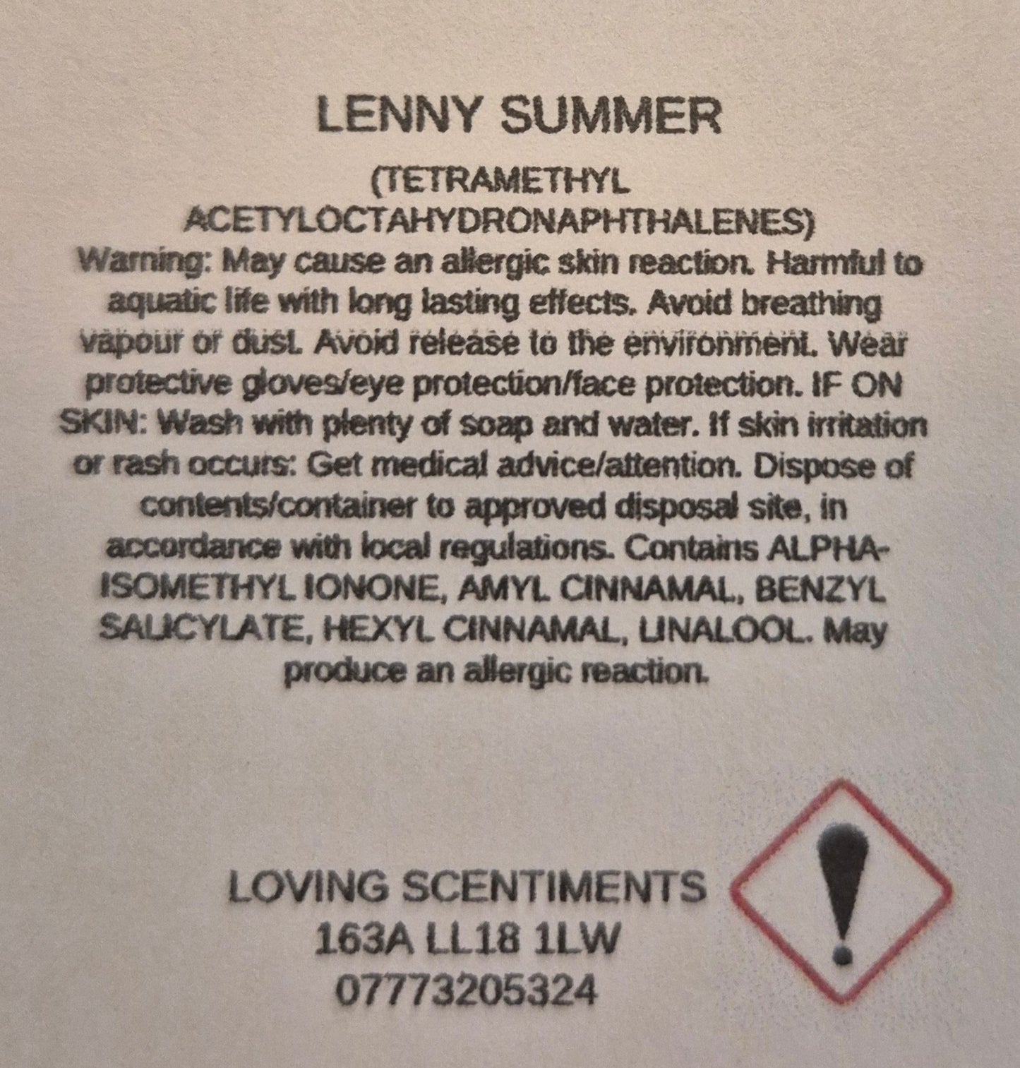 Lenny collection scents snap bar wax melts
