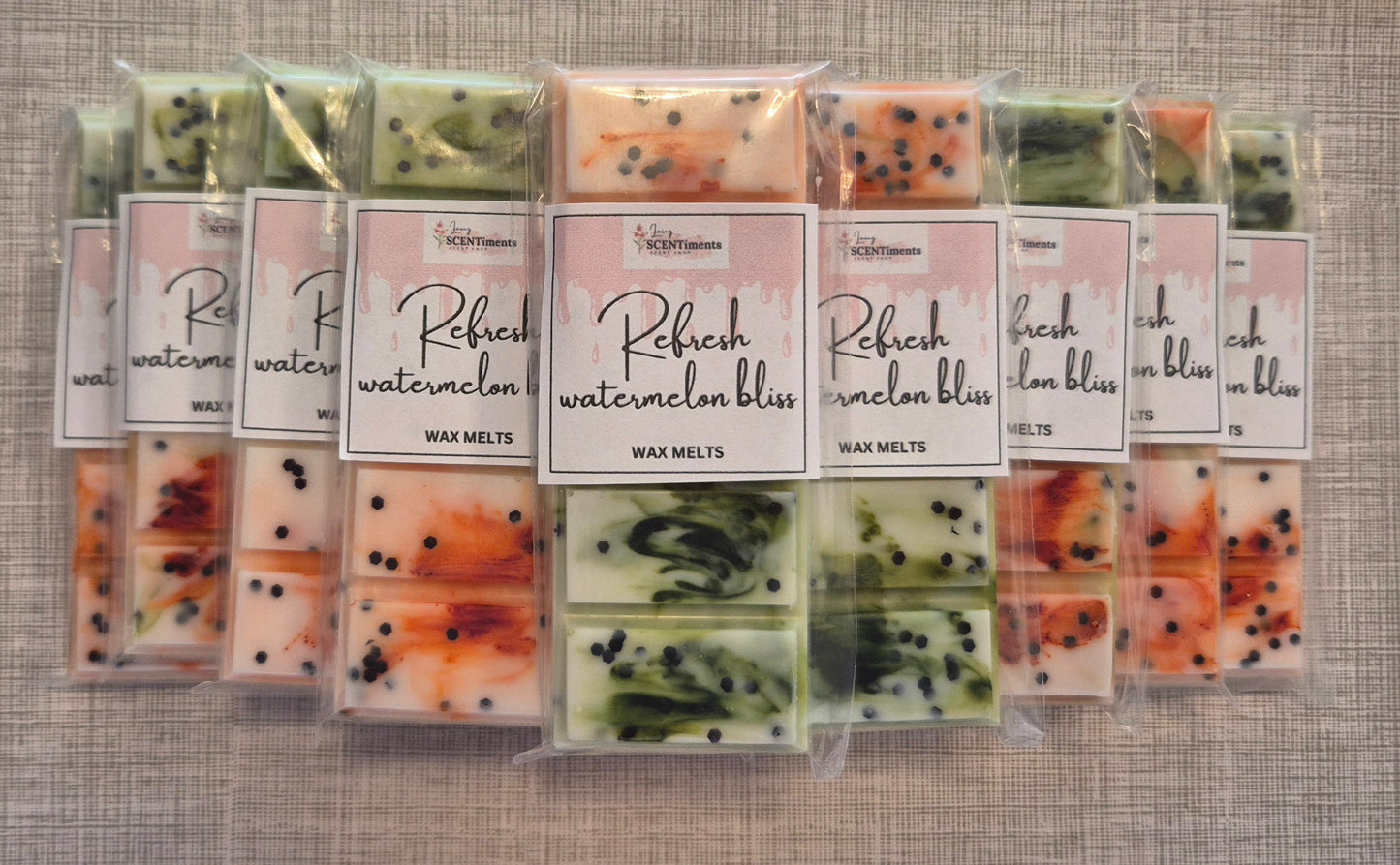 Fruity scent snap bar wax melts