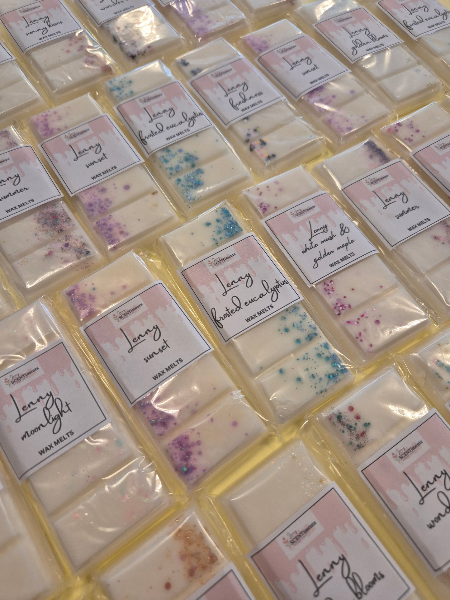 Lenny collection scents snap bar wax melts