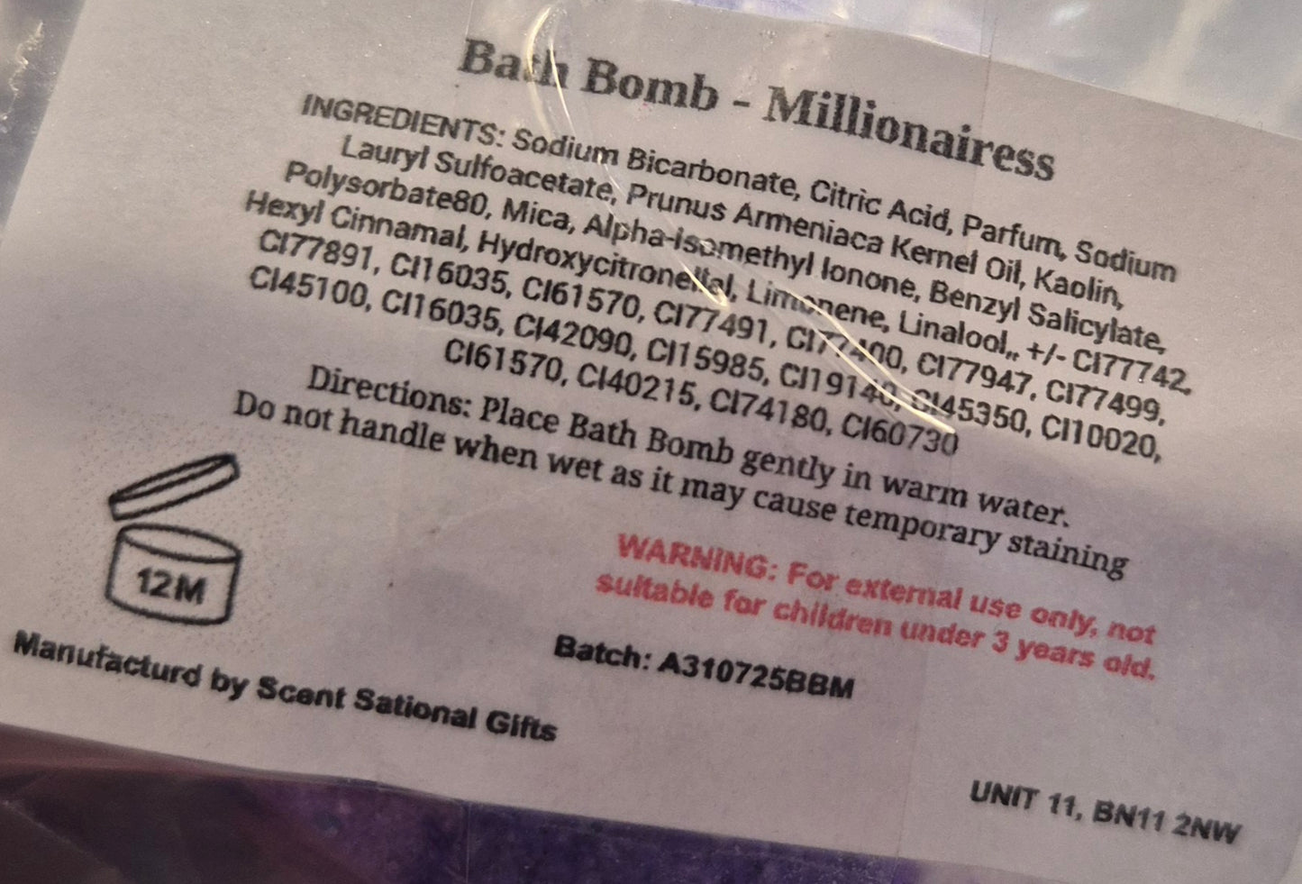 Bath bomb RANDOM