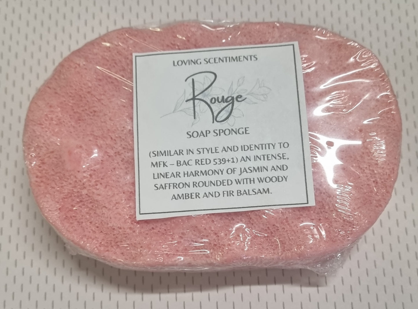 Exfoliating soap filled sponge