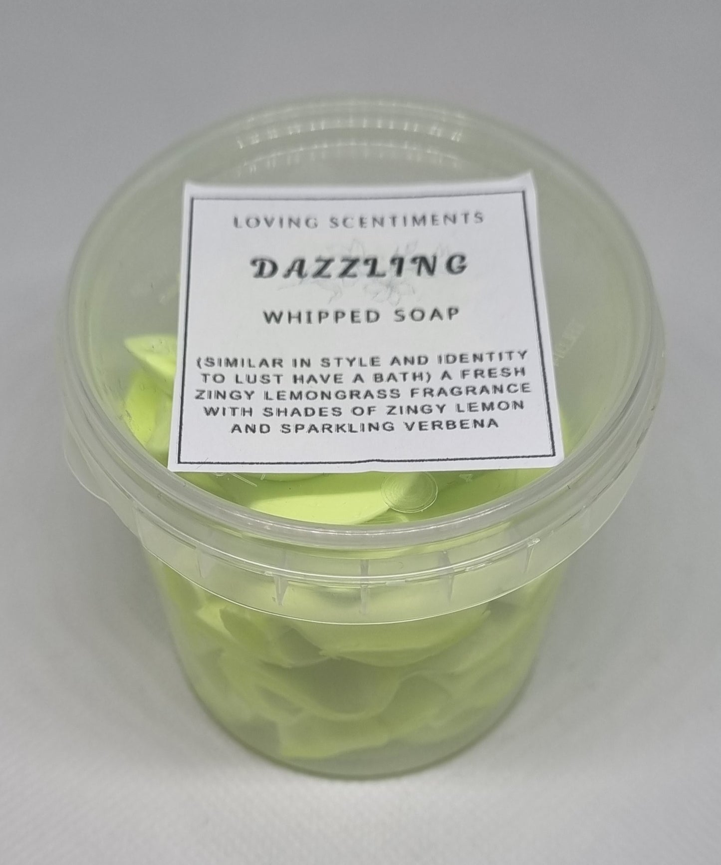 Whipped soap