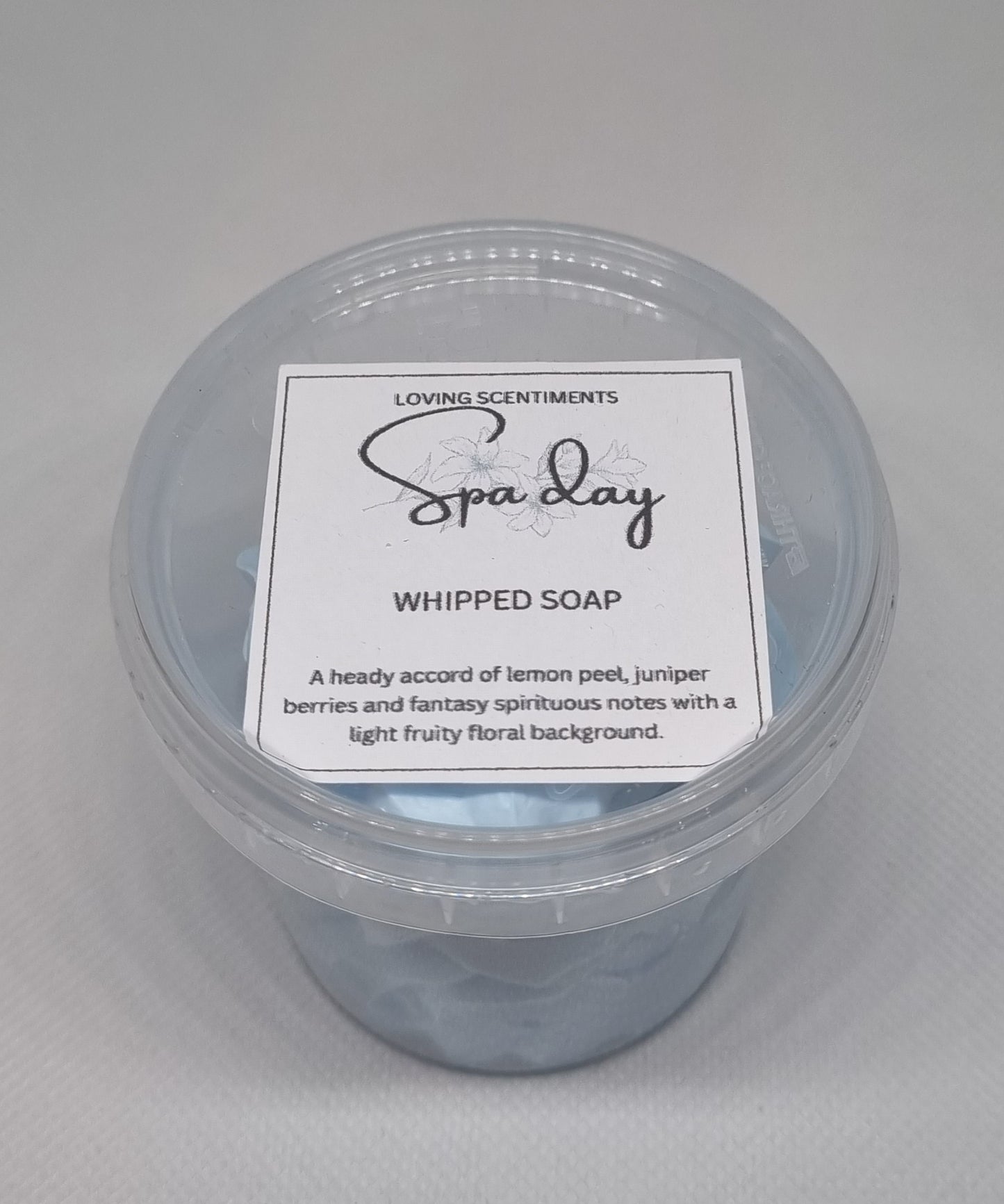 Whipped soap