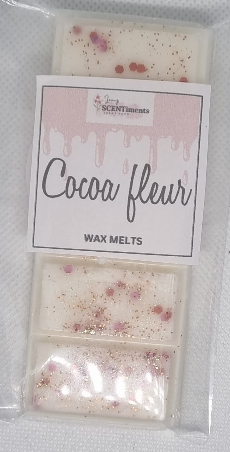 Floral scents snap bar wax melts