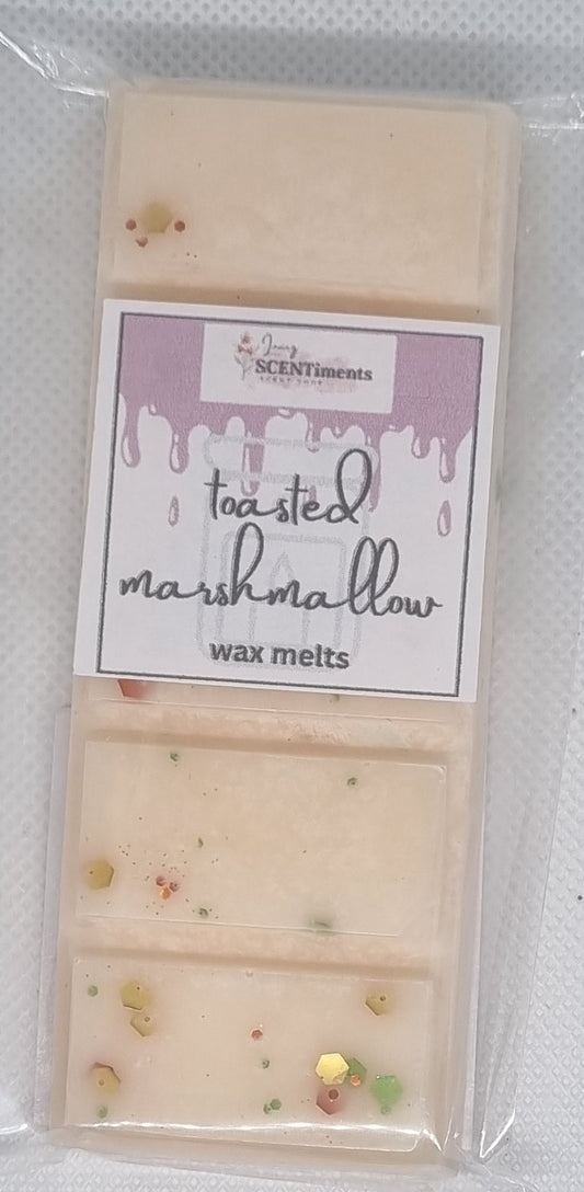 Marshmallow scent snap bar wax melts