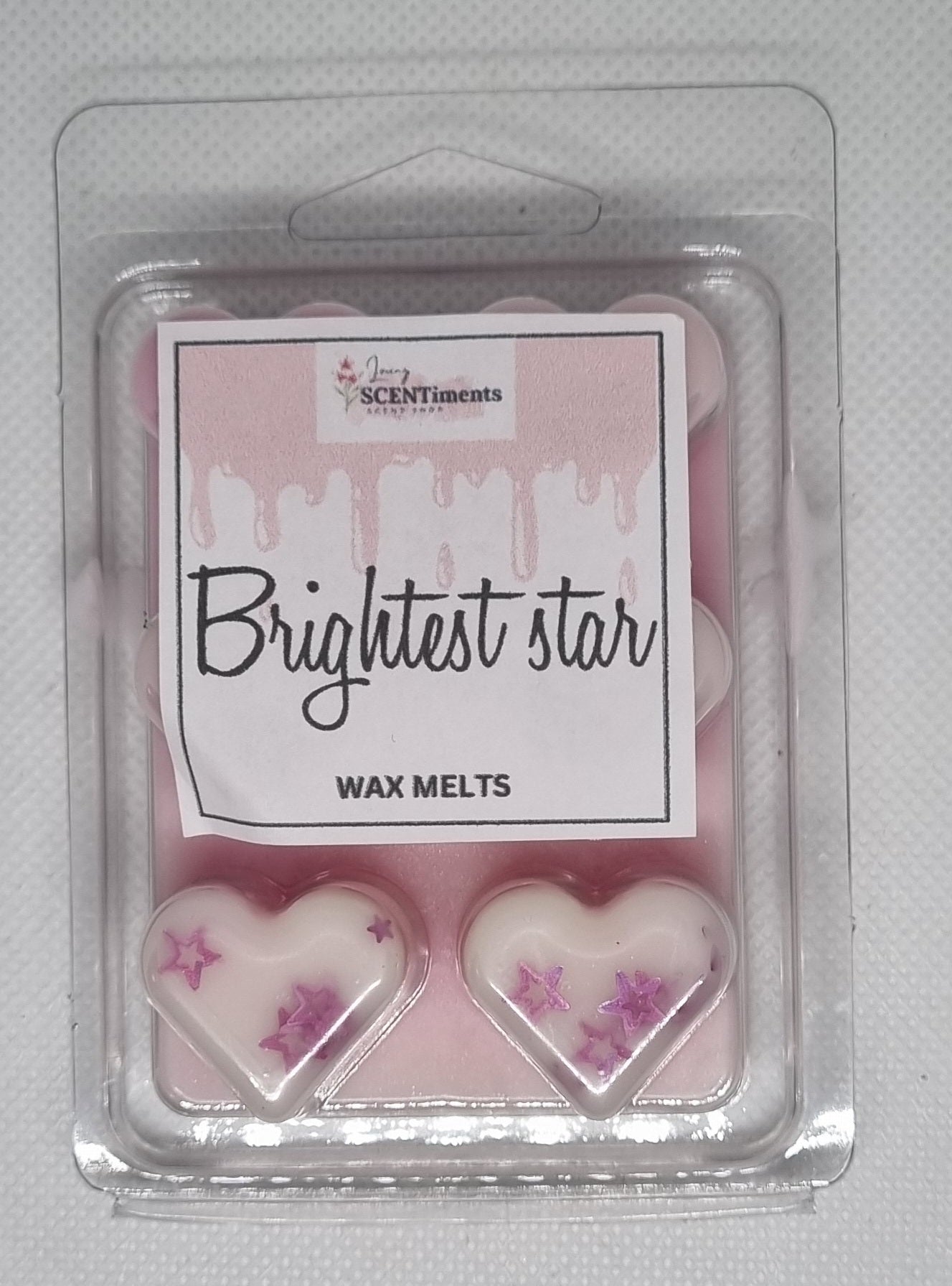 Block clam shell 6 piece wax melts