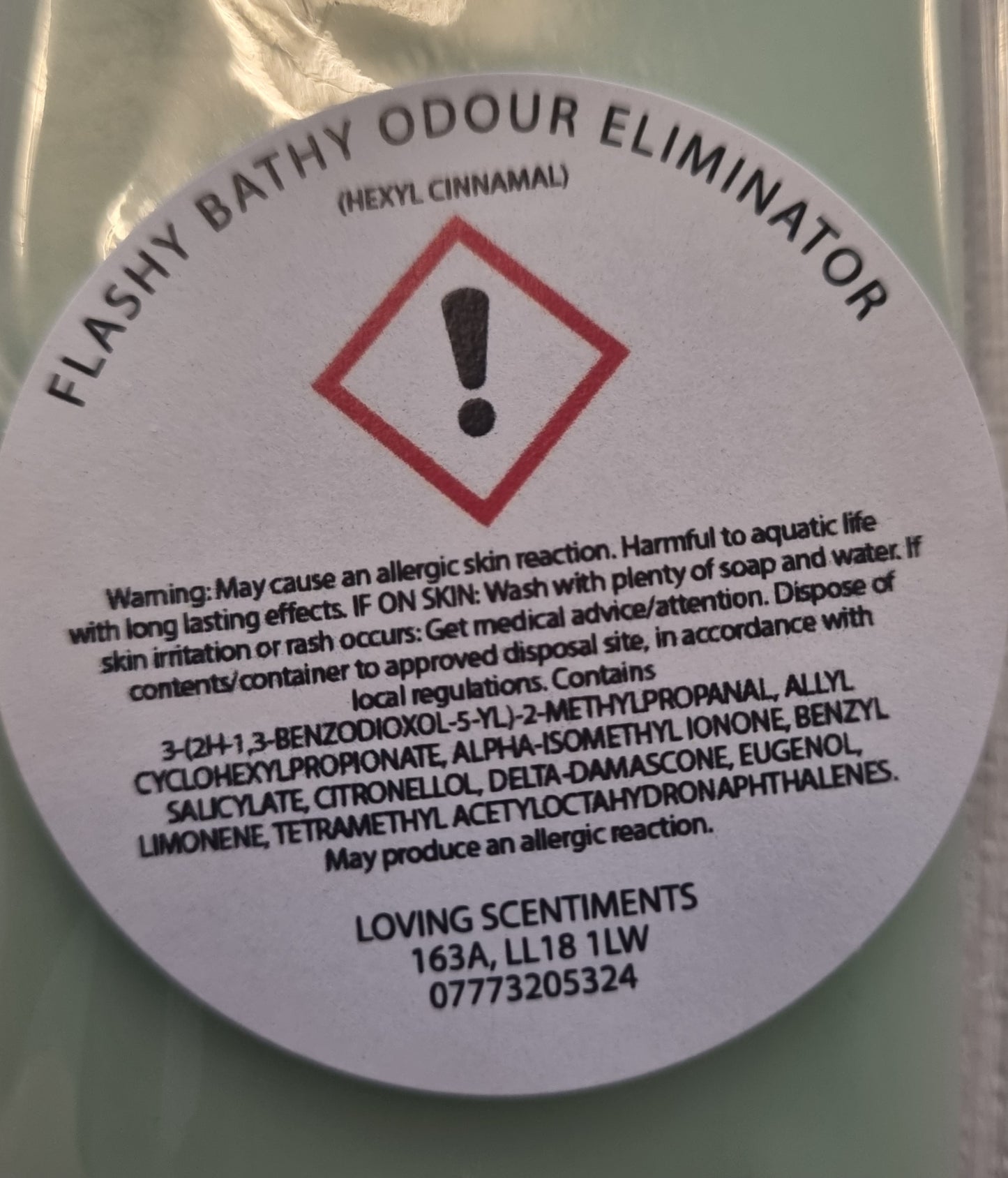 Odour eliminating wax melts