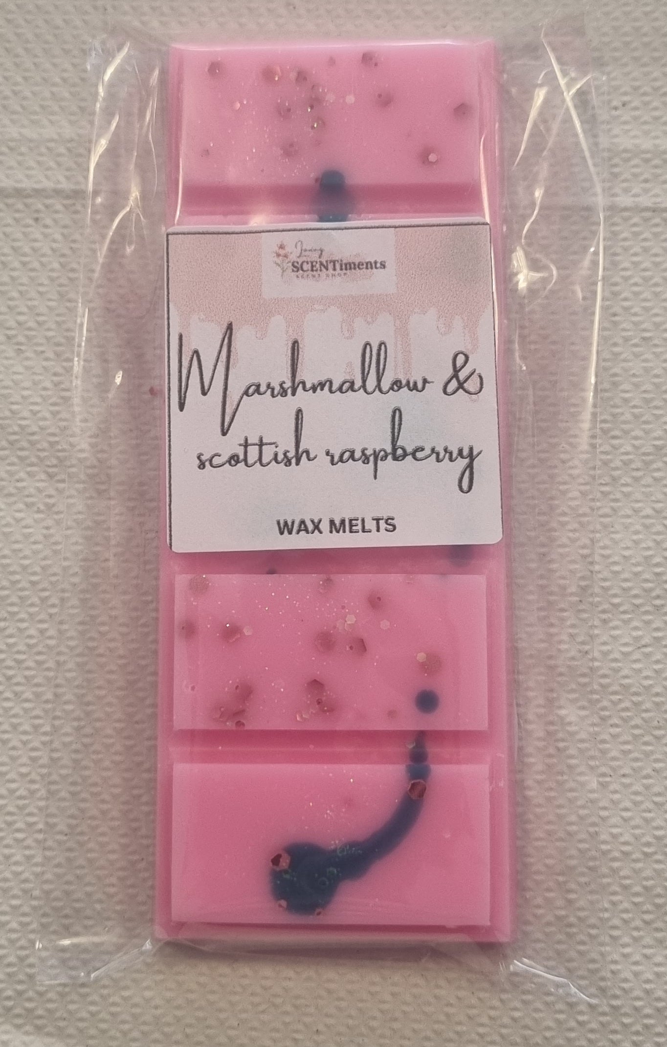 Marshmallow scent snap bar wax melts