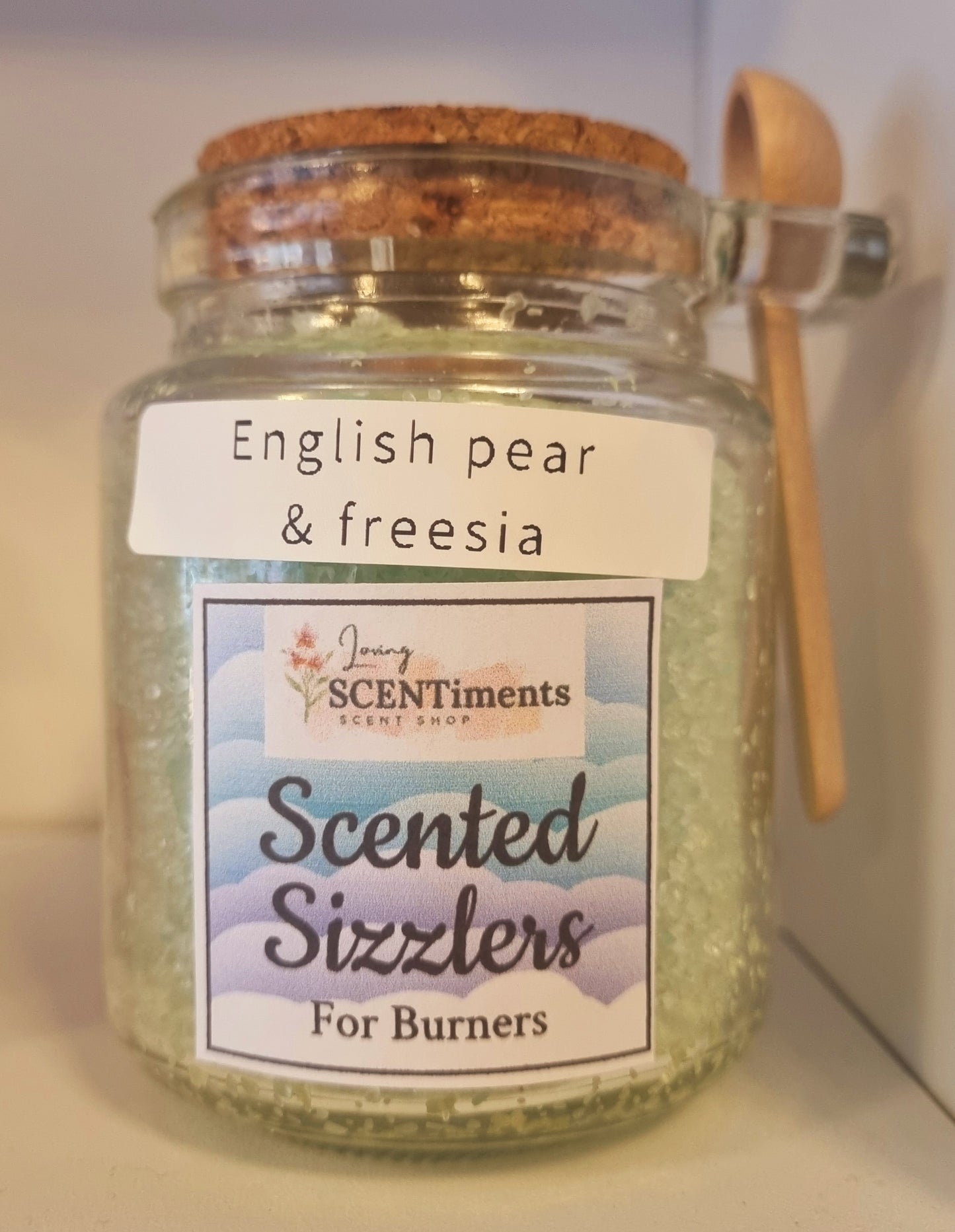 Scented Sizzlers jar with scoop 250g