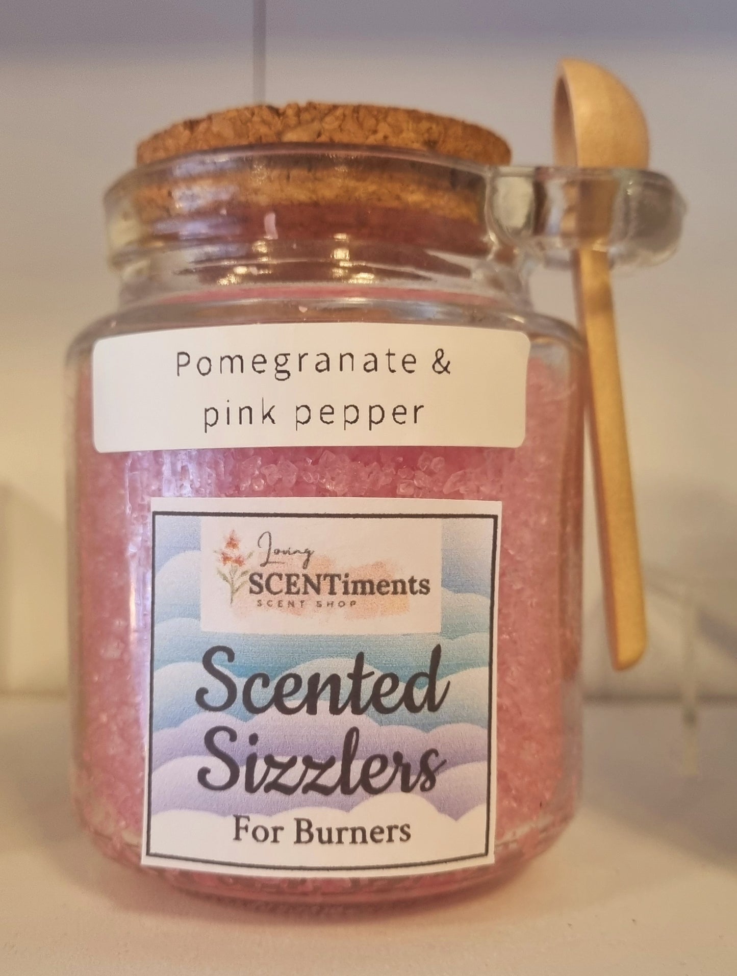 Scented Sizzlers jar with scoop 250g