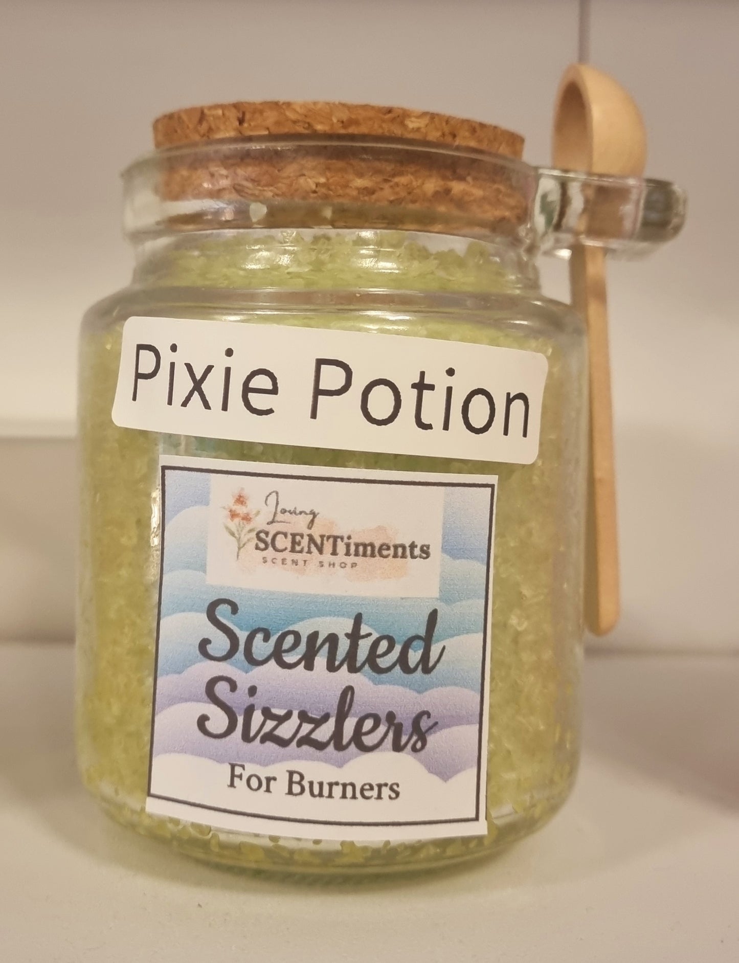 Scented Sizzlers jar with scoop 250g