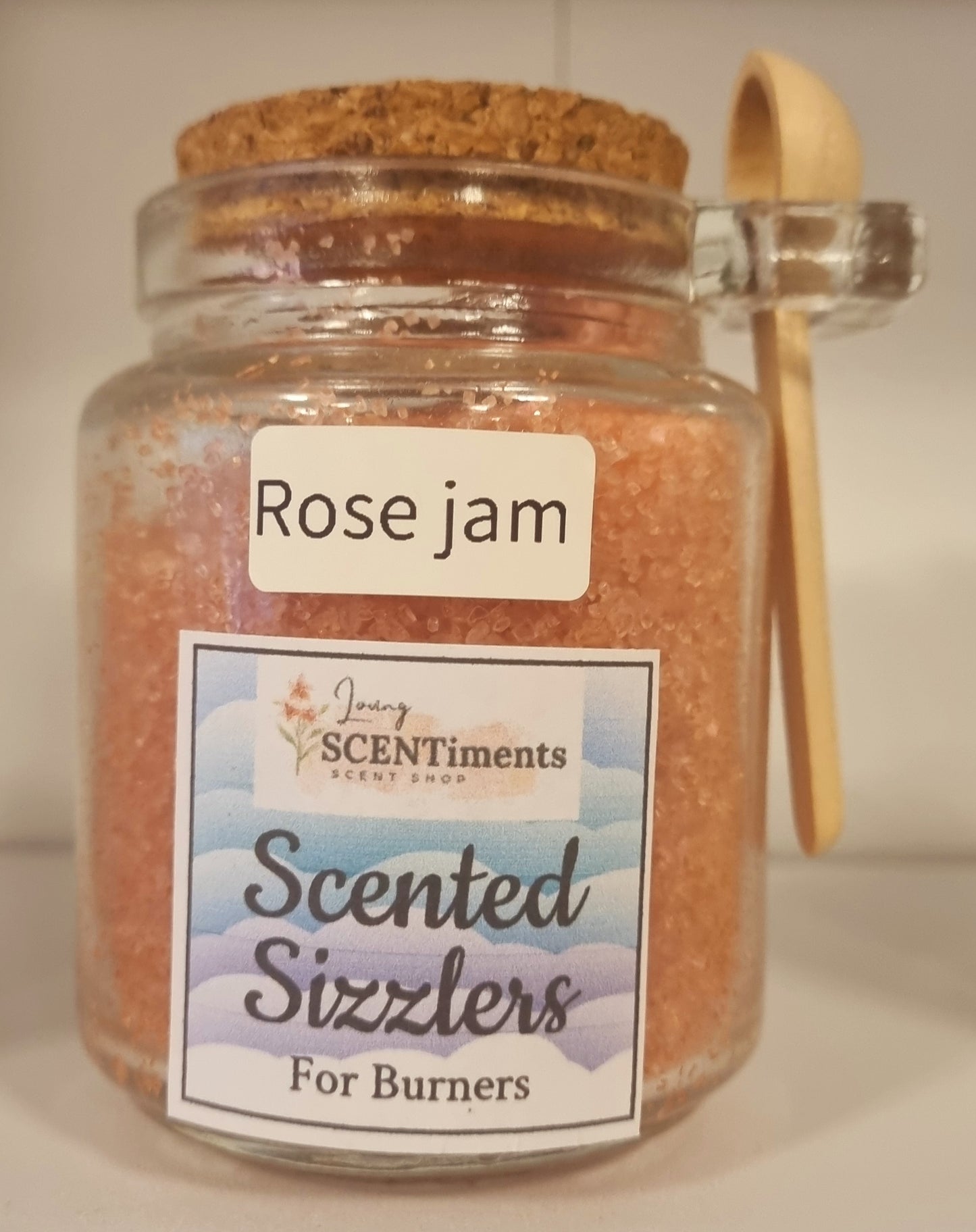 Scented Sizzlers jar with scoop 250g