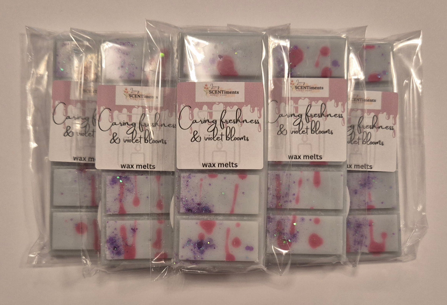 Laundry collection snap bar wax melts