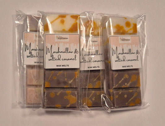 Marshmallow scent snap bar wax melts