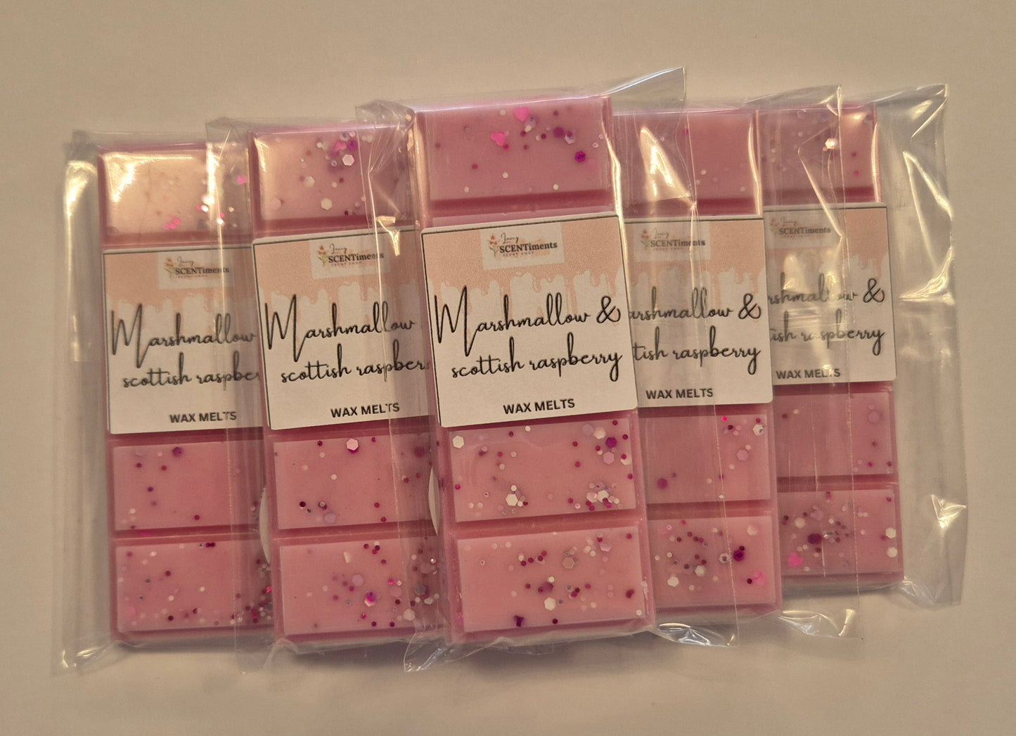 Marshmallow scent snap bar wax melts