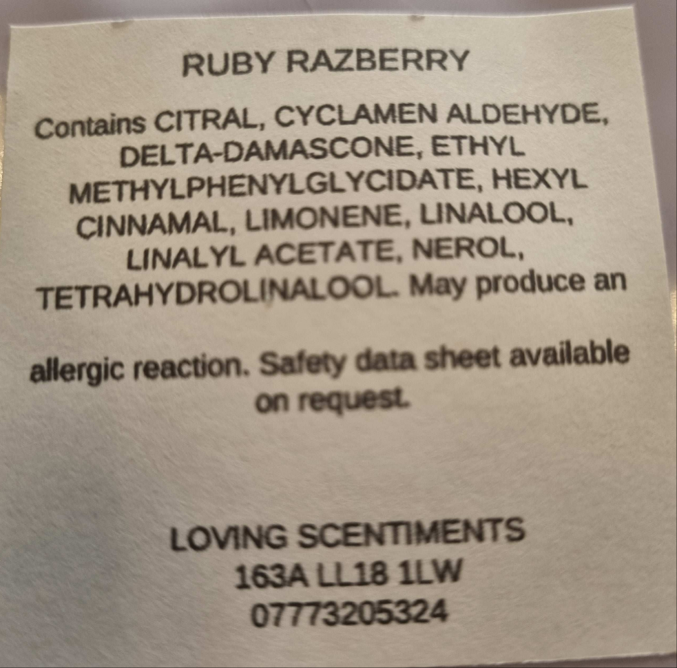 Scented Sizzlers 100g