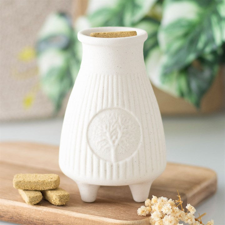 Incense cone backflow/brick burner