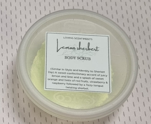 Mini body scrub pots