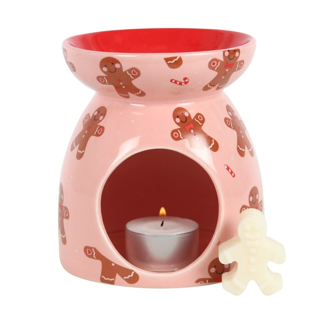 Christmas printed gingerbread man burner