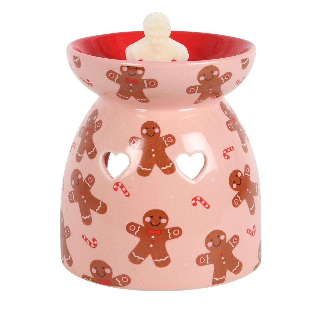 Christmas printed gingerbread man burner