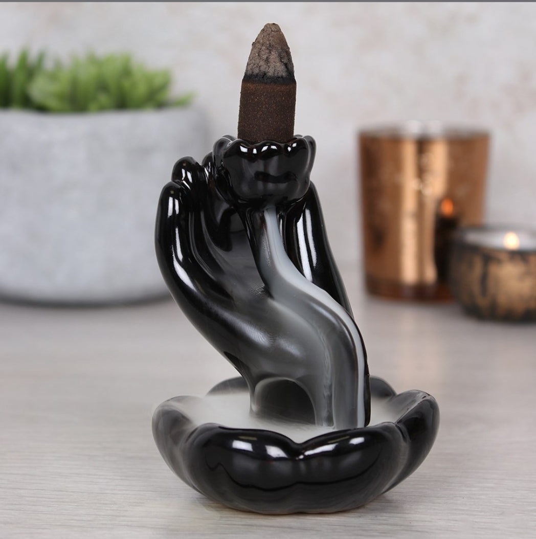 Incense cone backflow