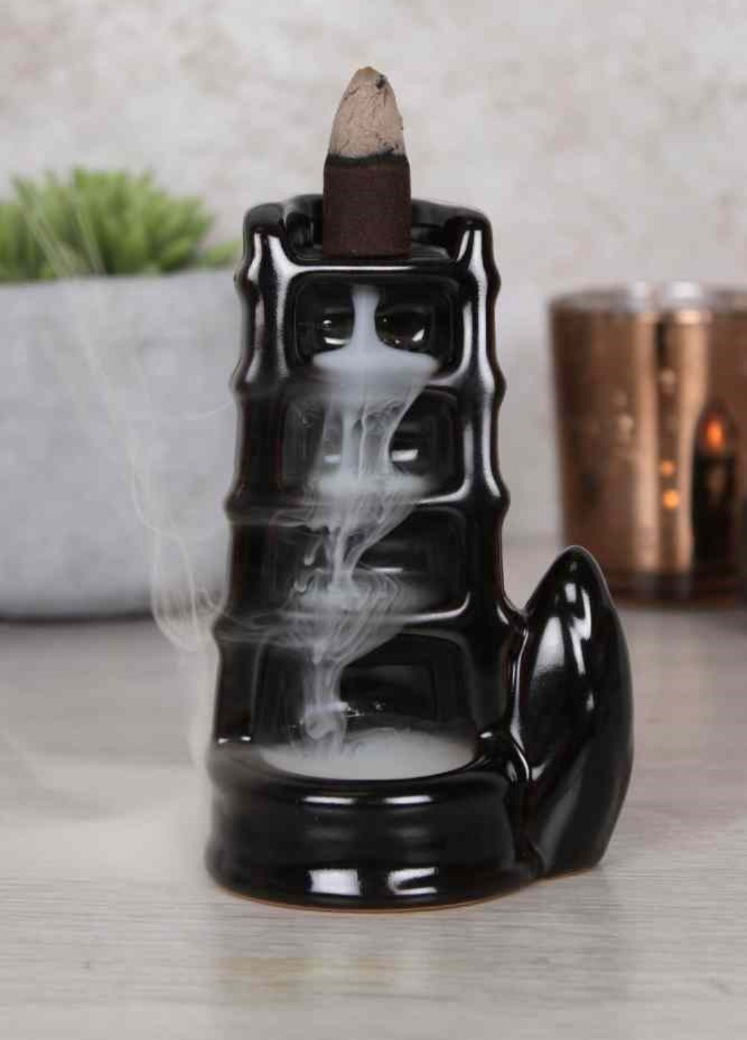 Incense cone backflow