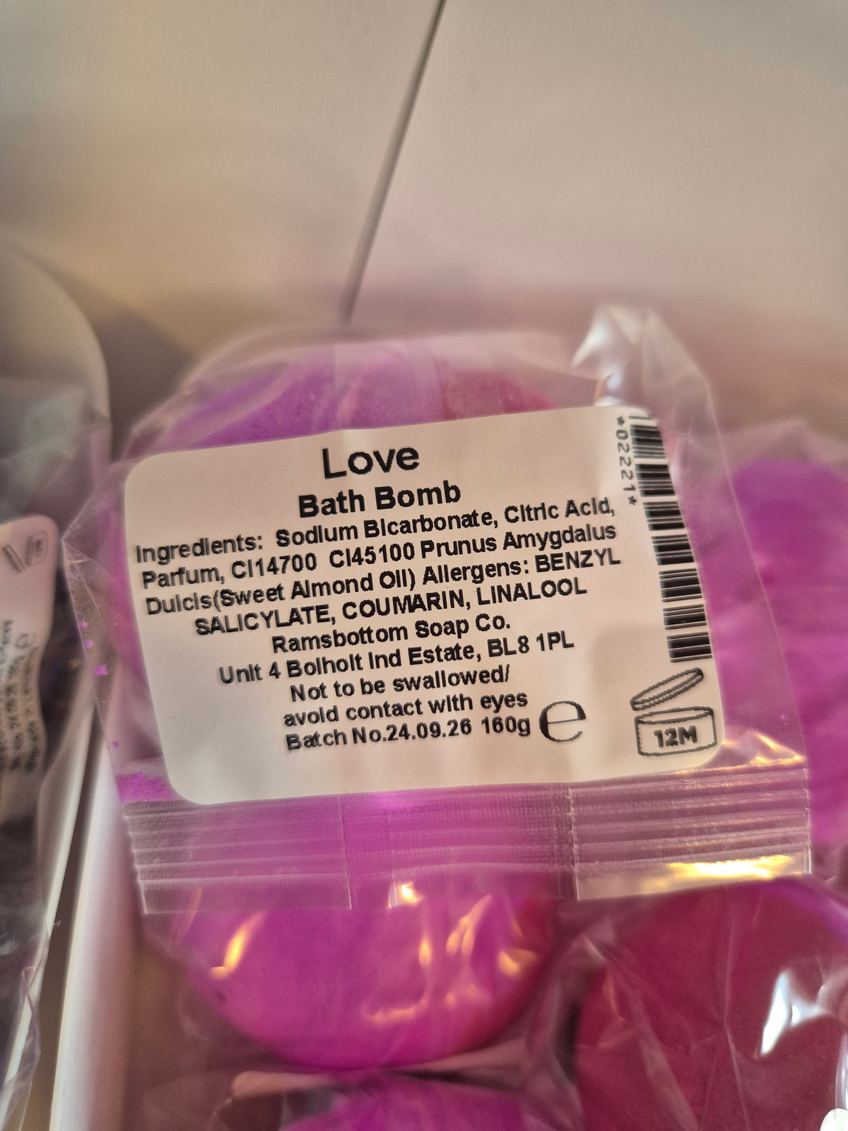 Bath bomb PERFUME/AFTERSHAVE