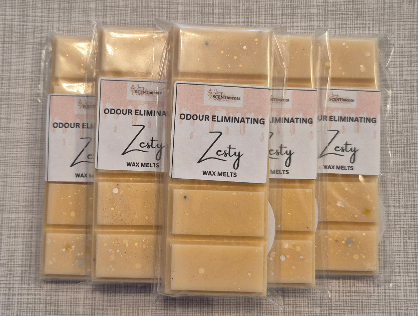 Odour eliminating wax melts