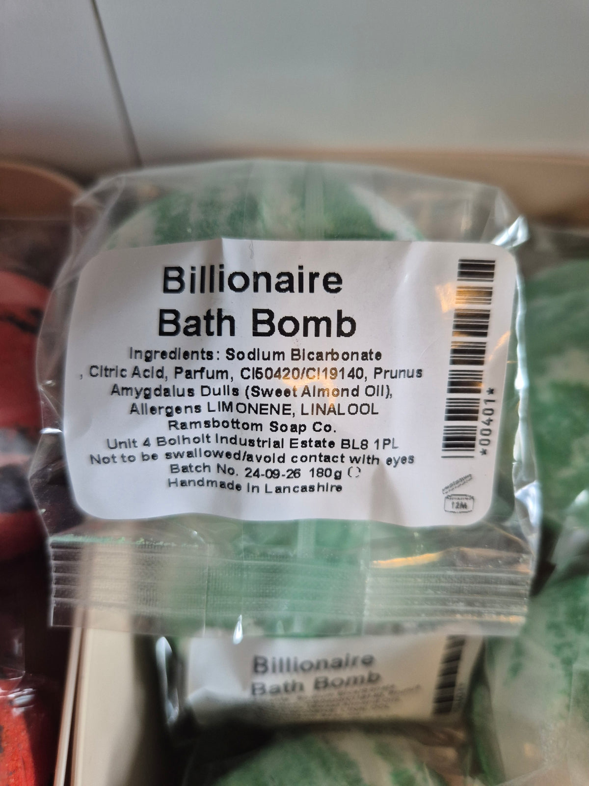 Bath bomb PERFUME/AFTERSHAVE