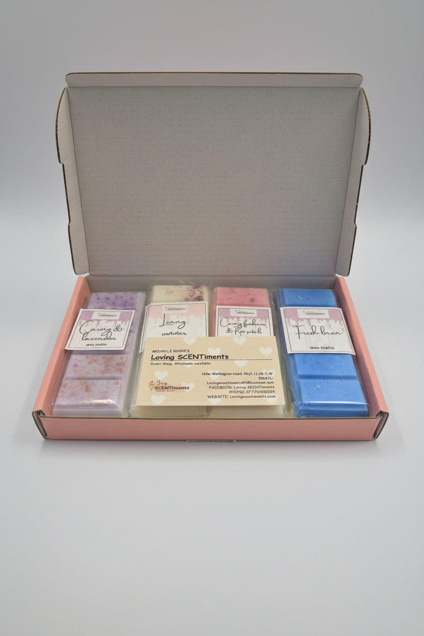 Subscription box 8 snap bar wax melts