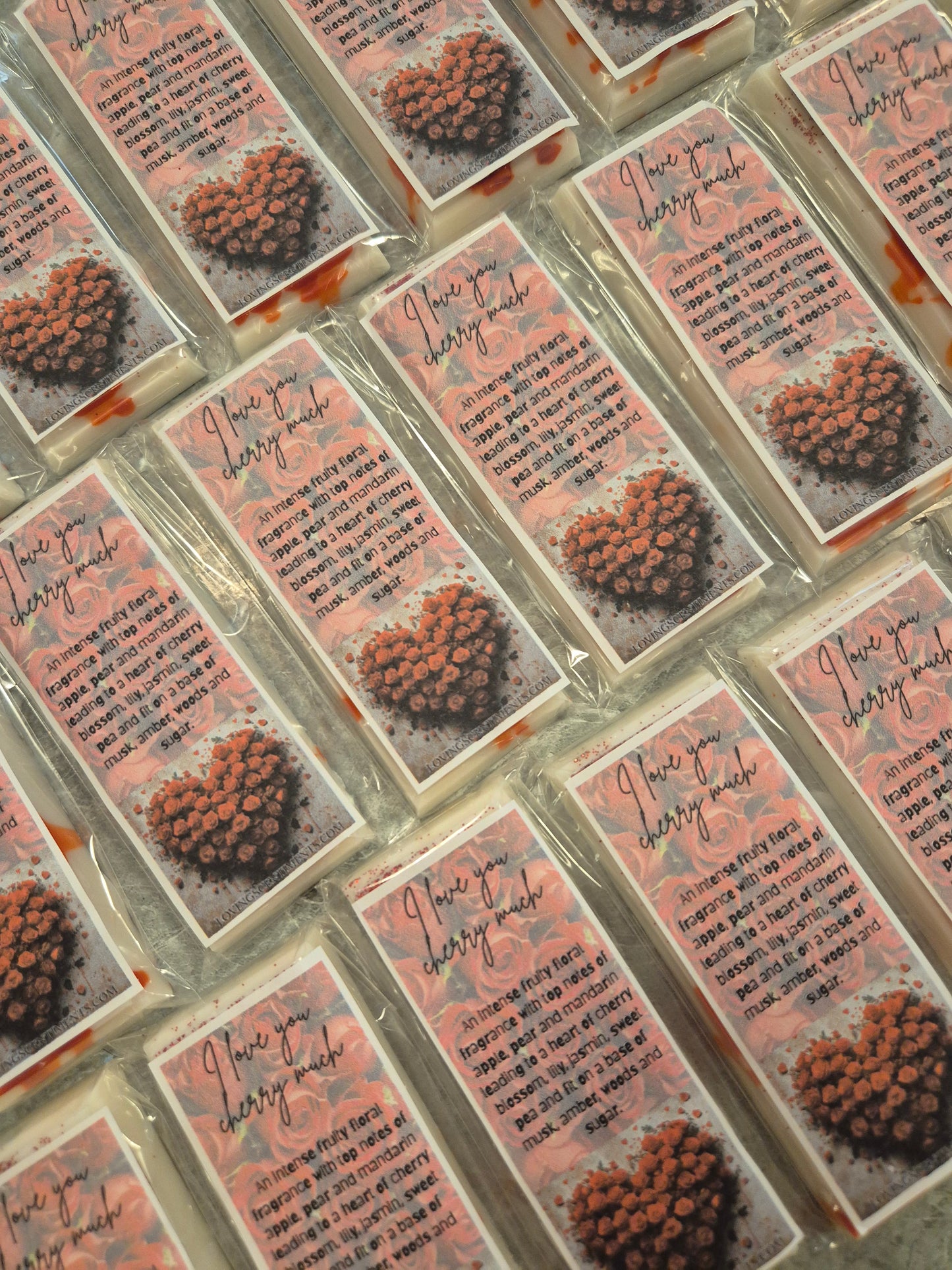 Valentines snap bar wax melts