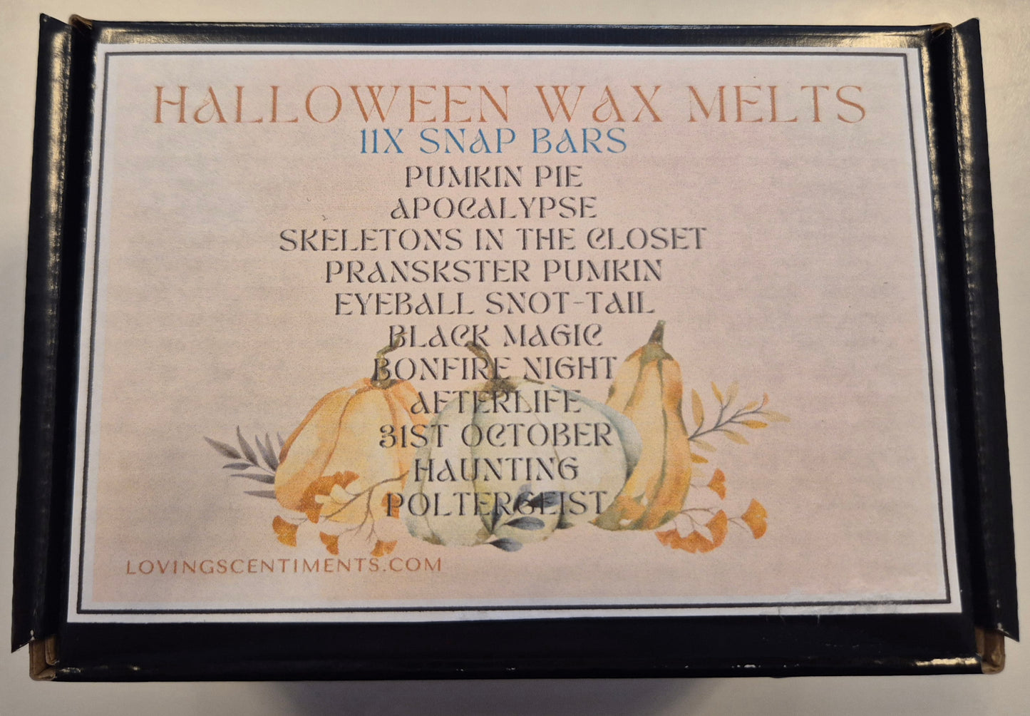 Halloween Scents wax melts