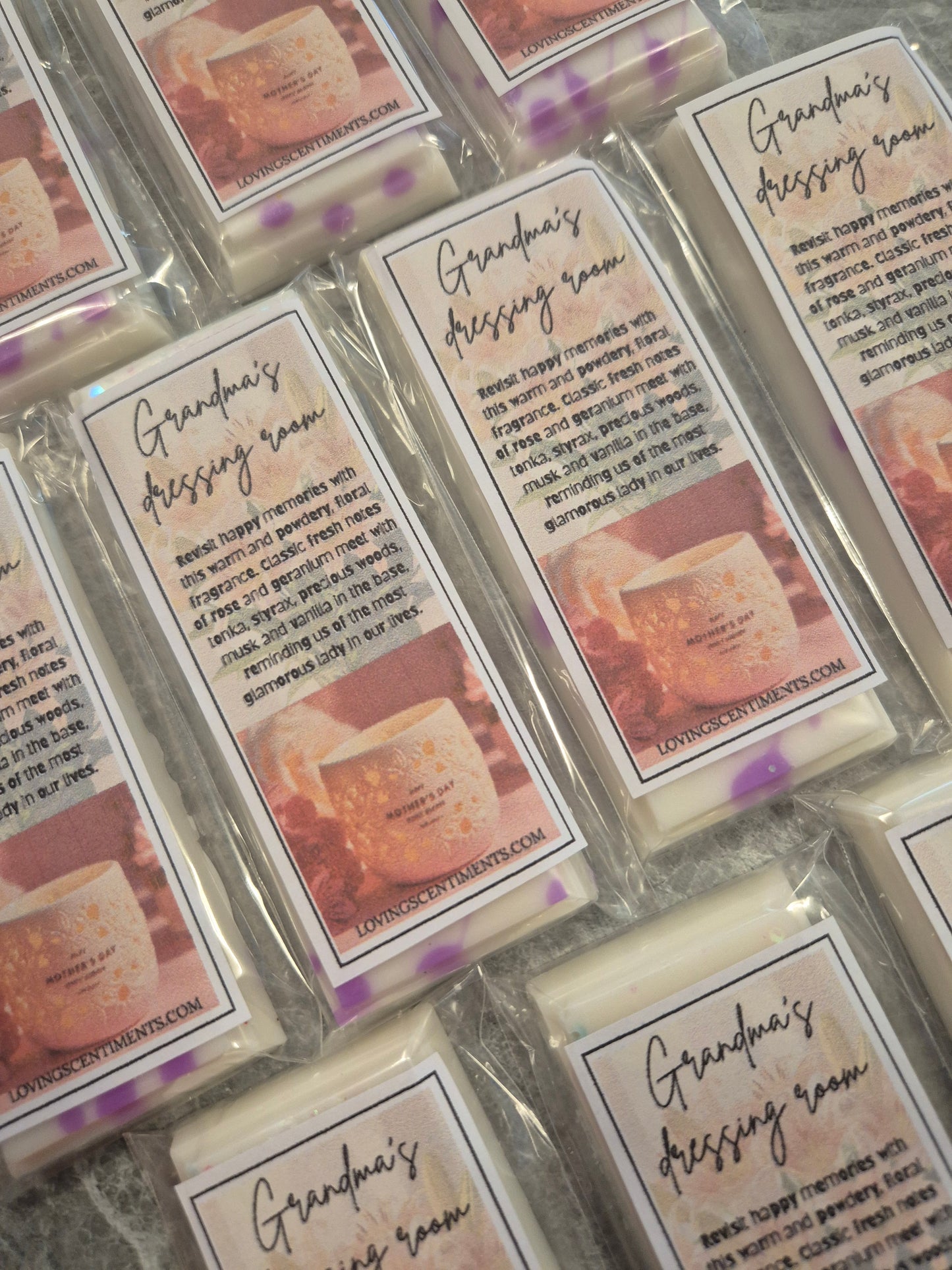 Mothers day snap bar wax melts