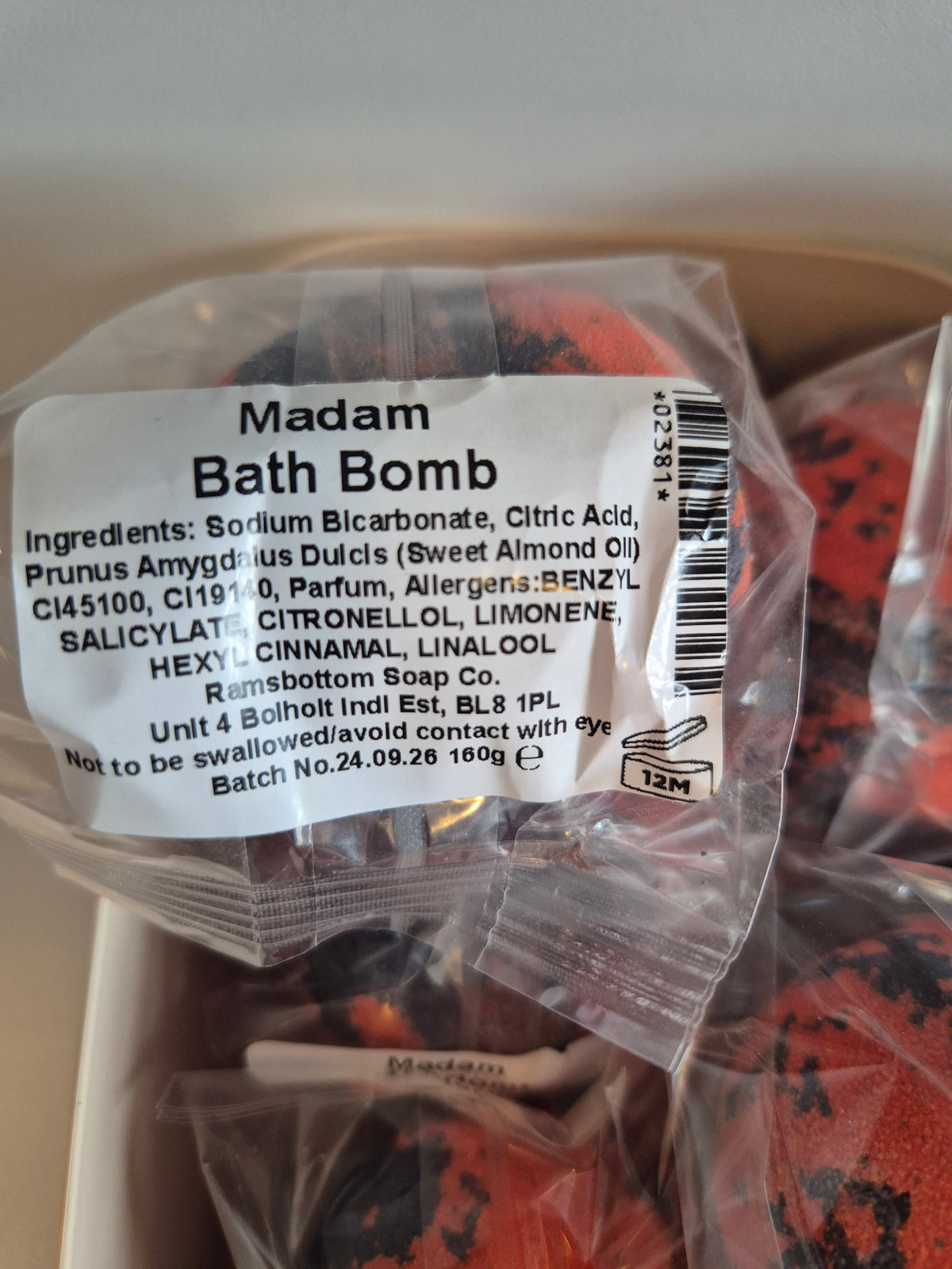 Bath bomb PERFUME/AFTERSHAVE