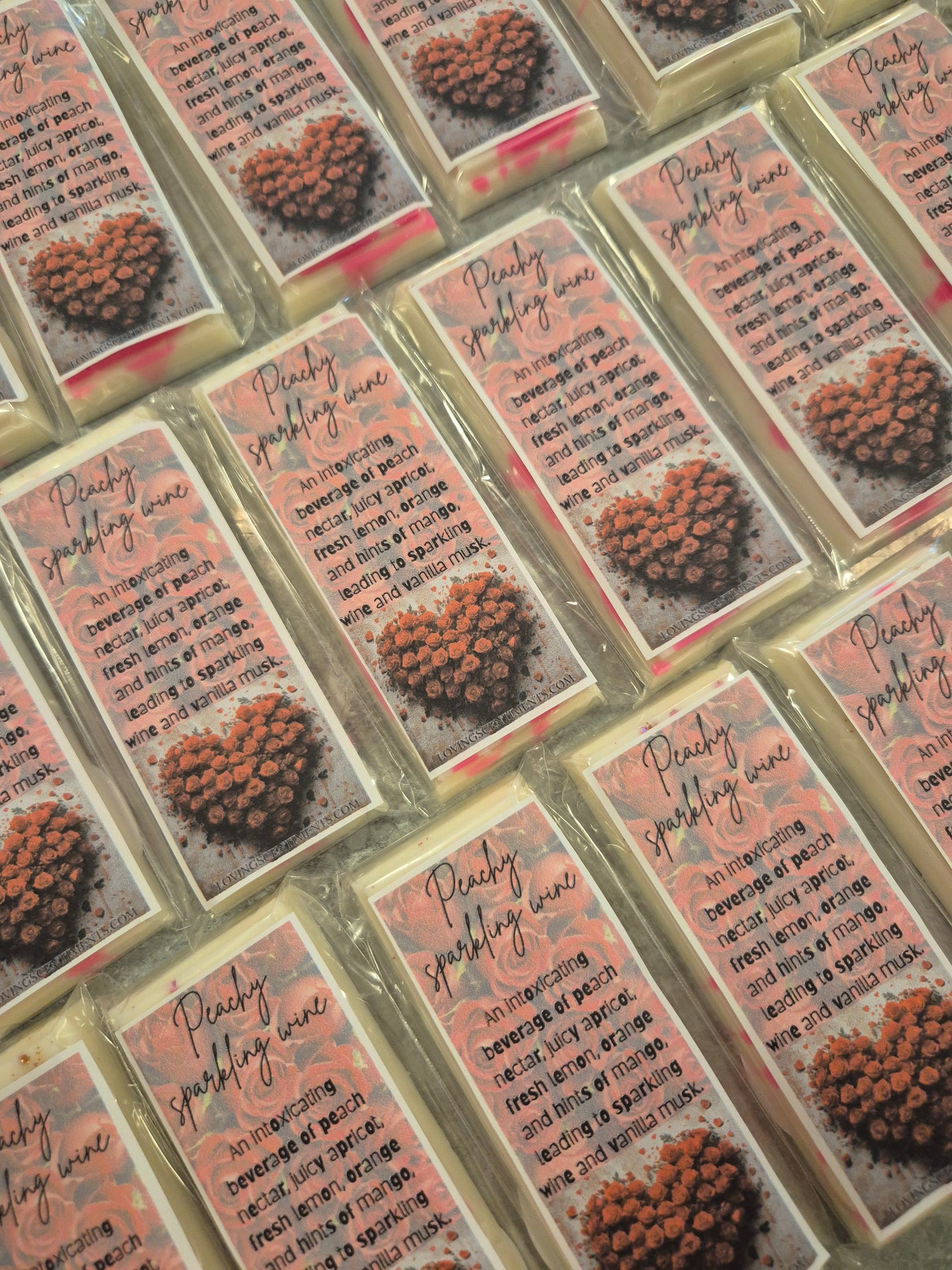 Valentines snap bar wax melts