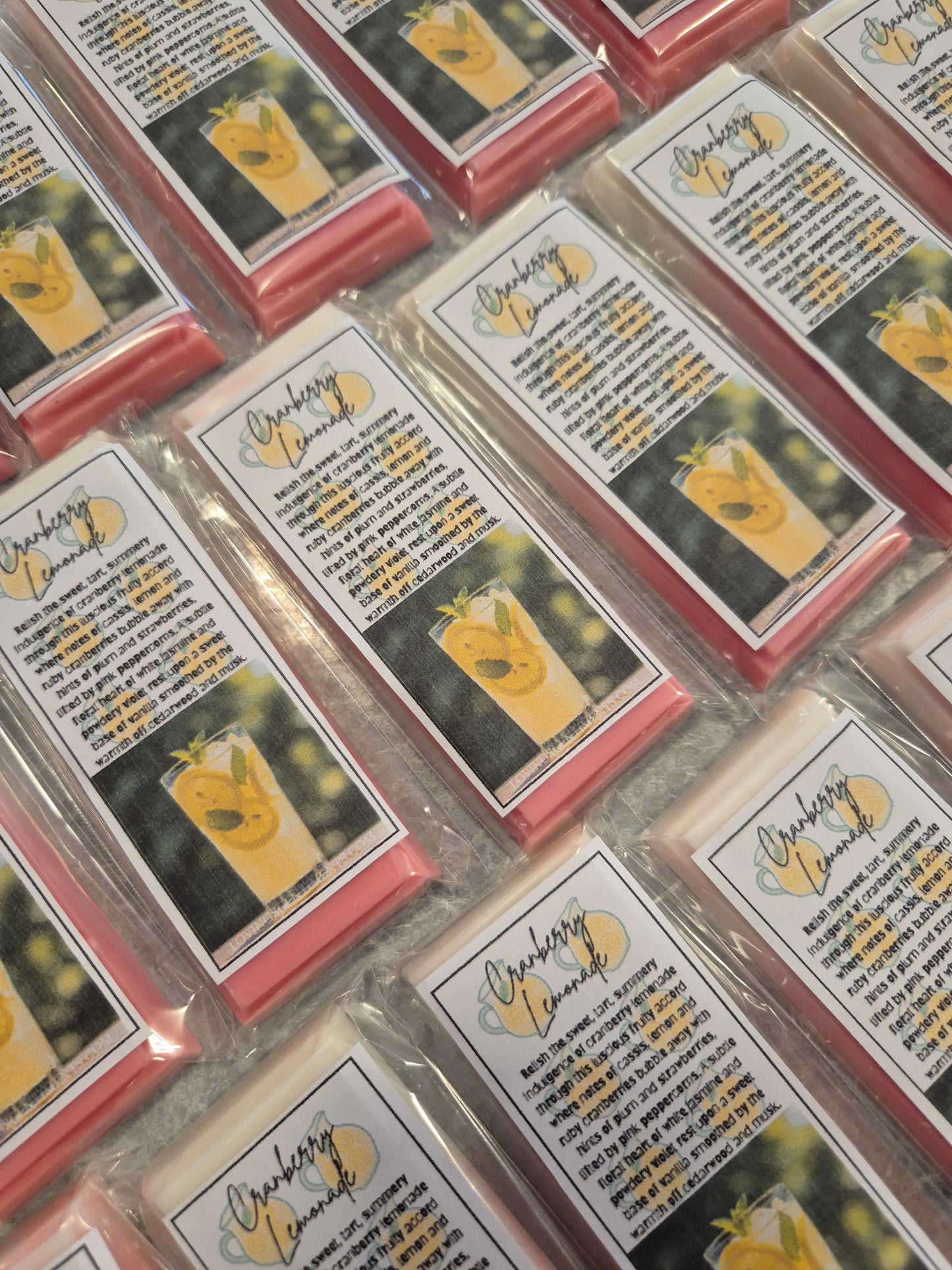 Lemonade wax melt snap bars
