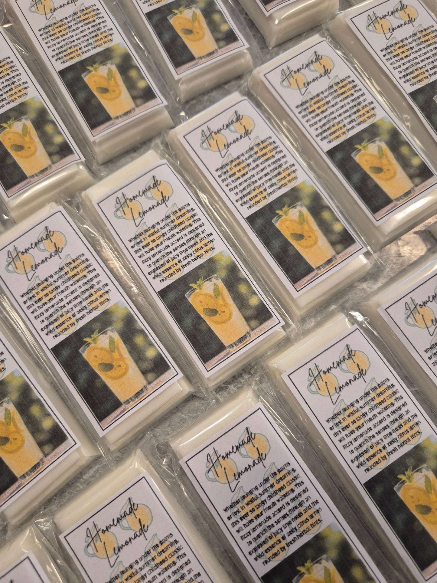 Lemonade wax melt snap bars